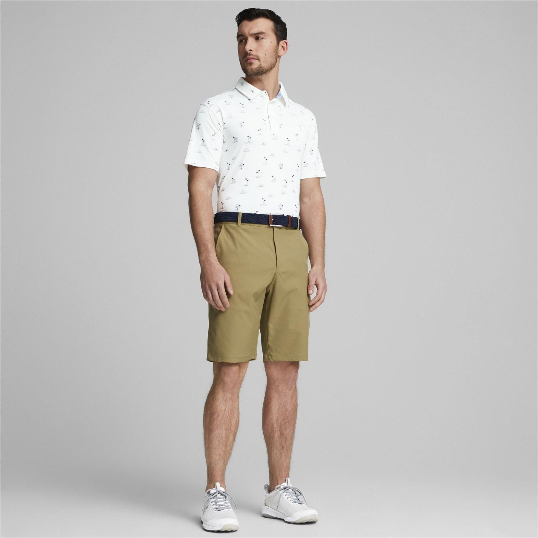 Puma Mens Cloudspun Horizons Golf Polo Shirt