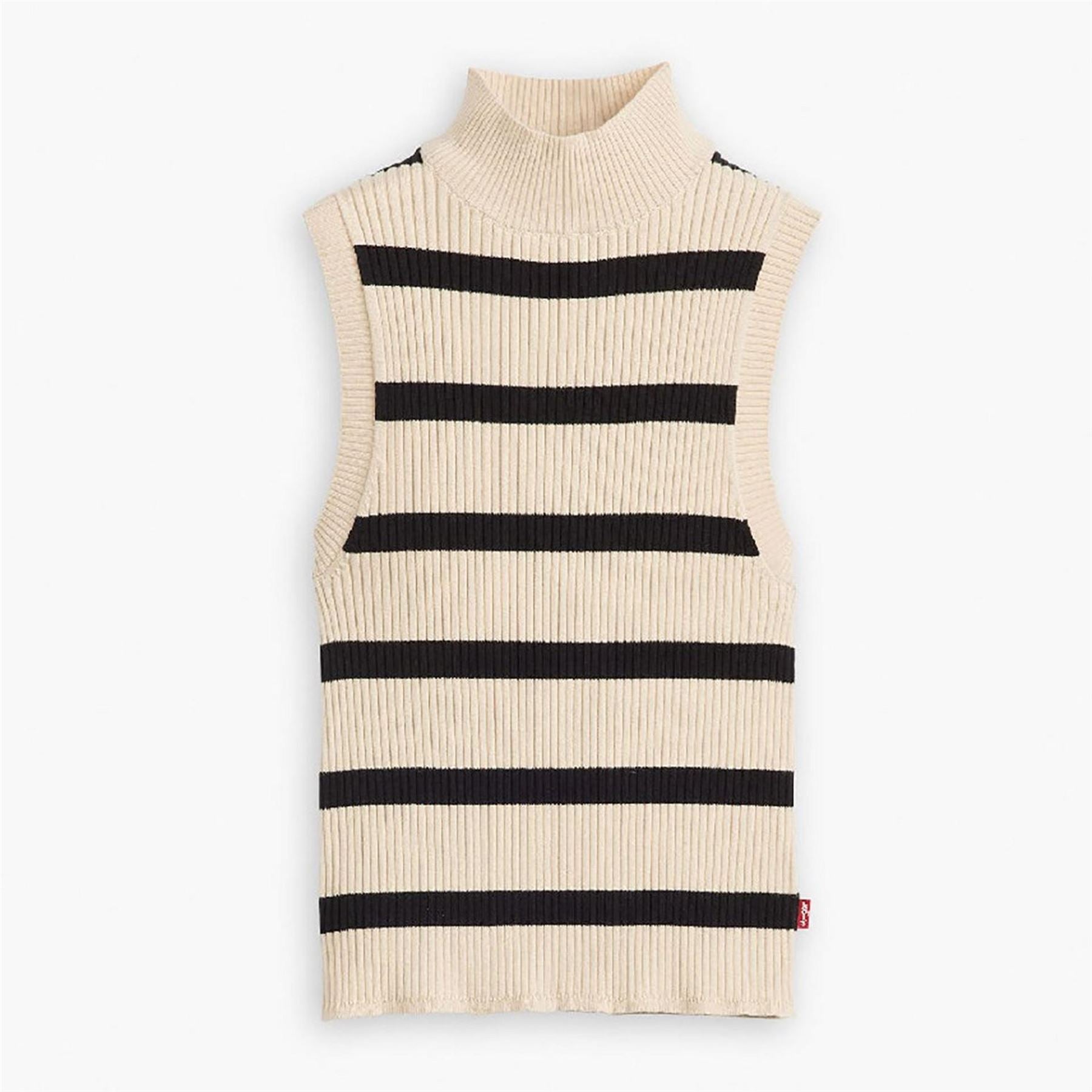 Levis Tulip Mock Neck Sleeveless Box Tank