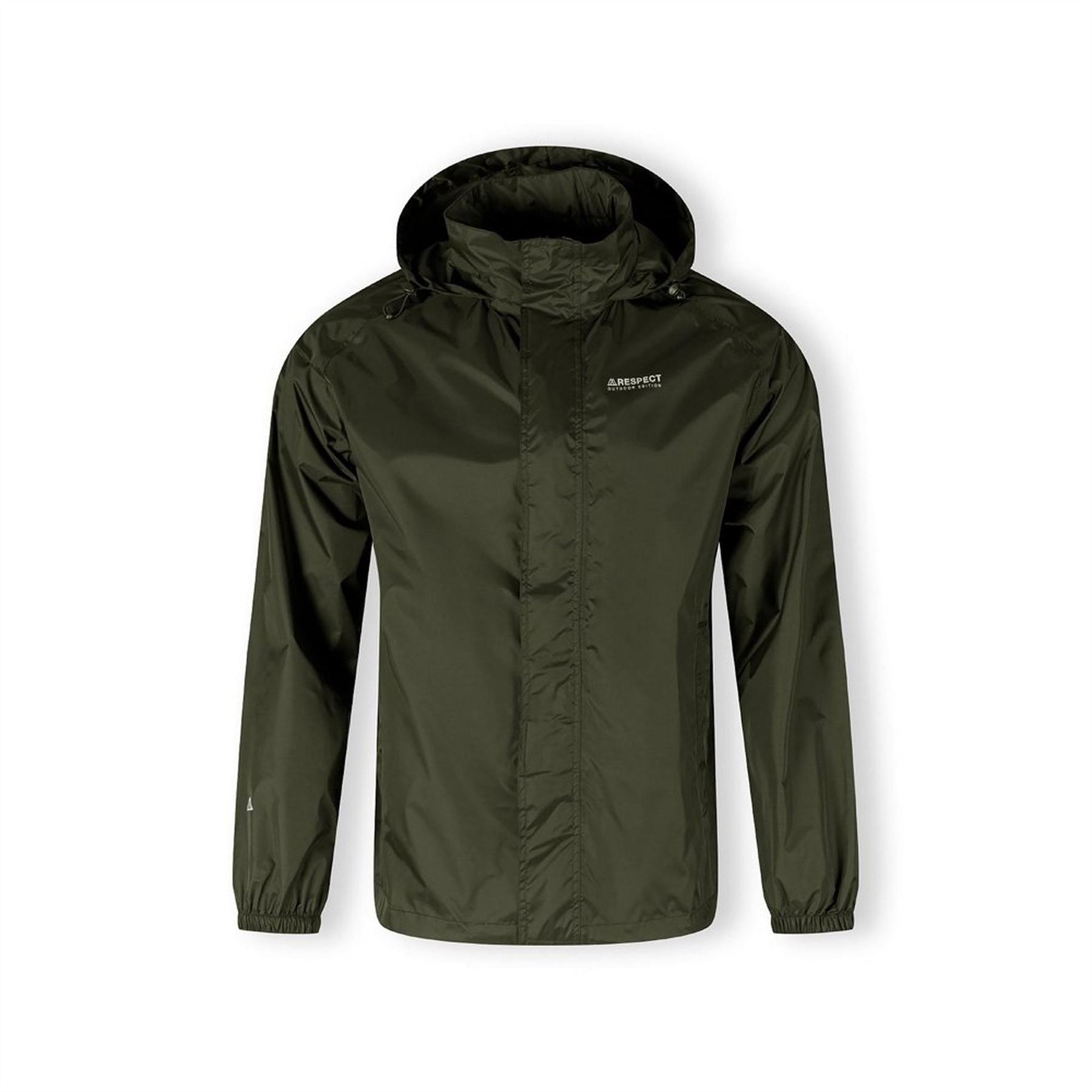 Minoti Men Packaway Waterproof Jacket With Hood Khaki