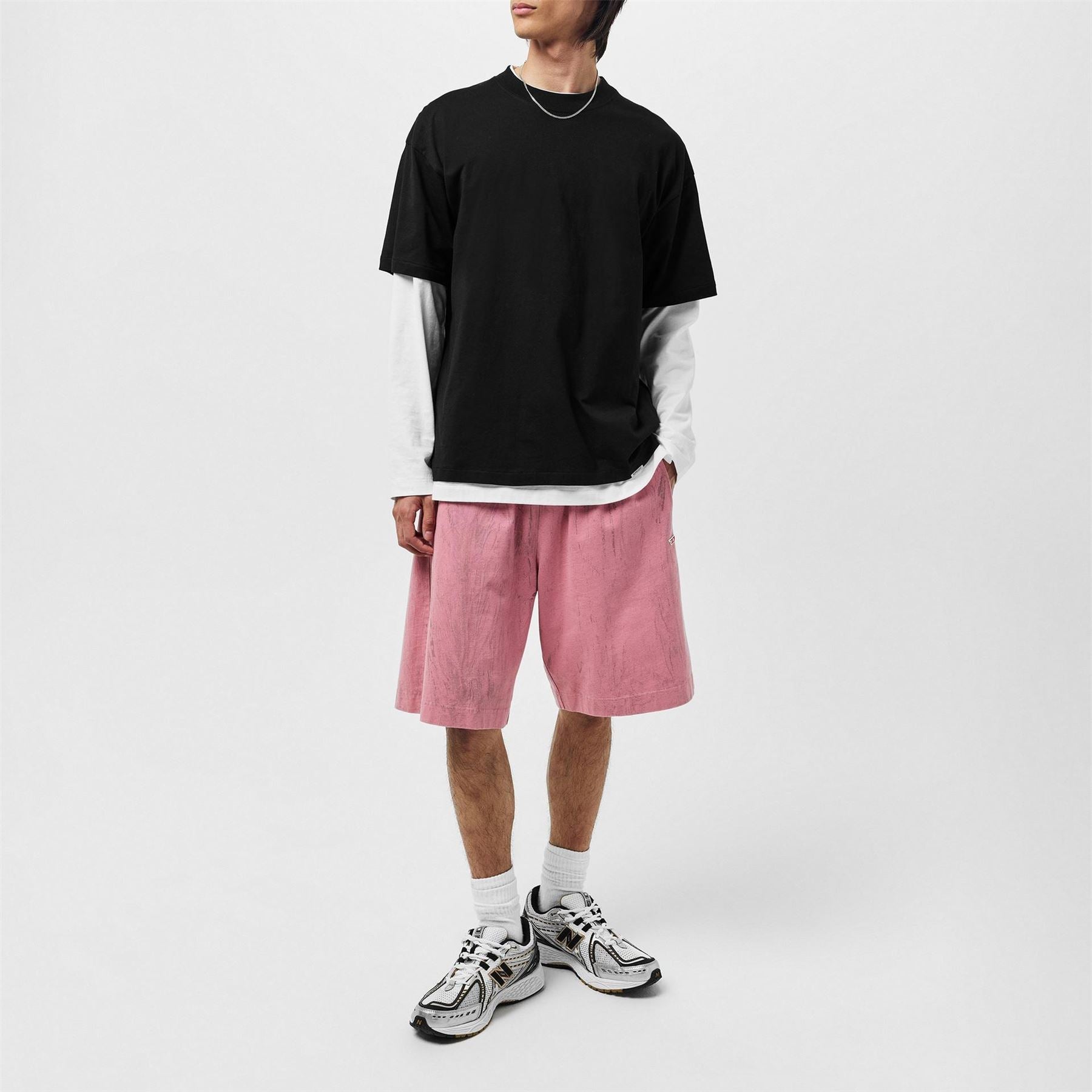 Diesel Crwn Textured Sweat Shorts