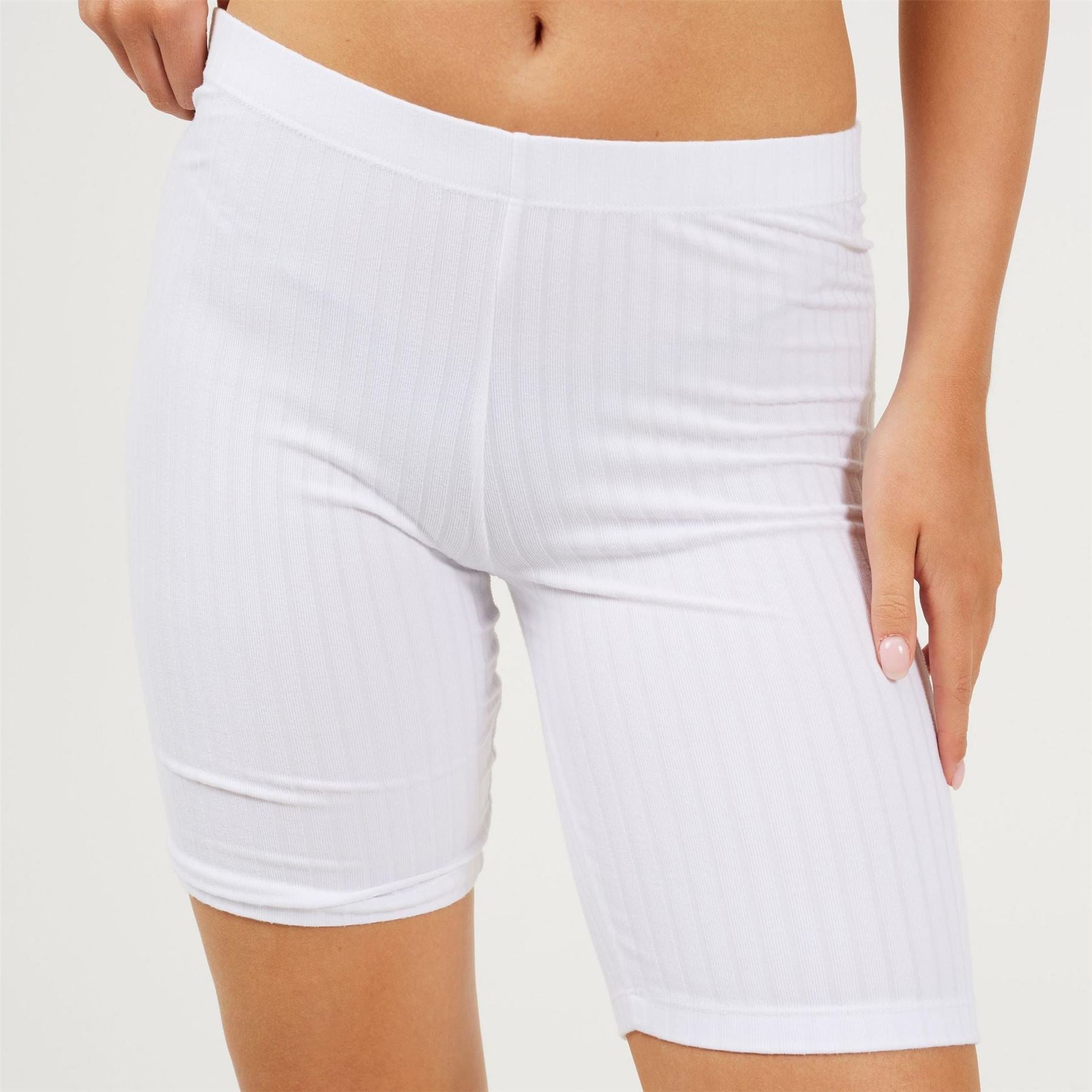 Brave Soul Ribbed Cycling Shorts