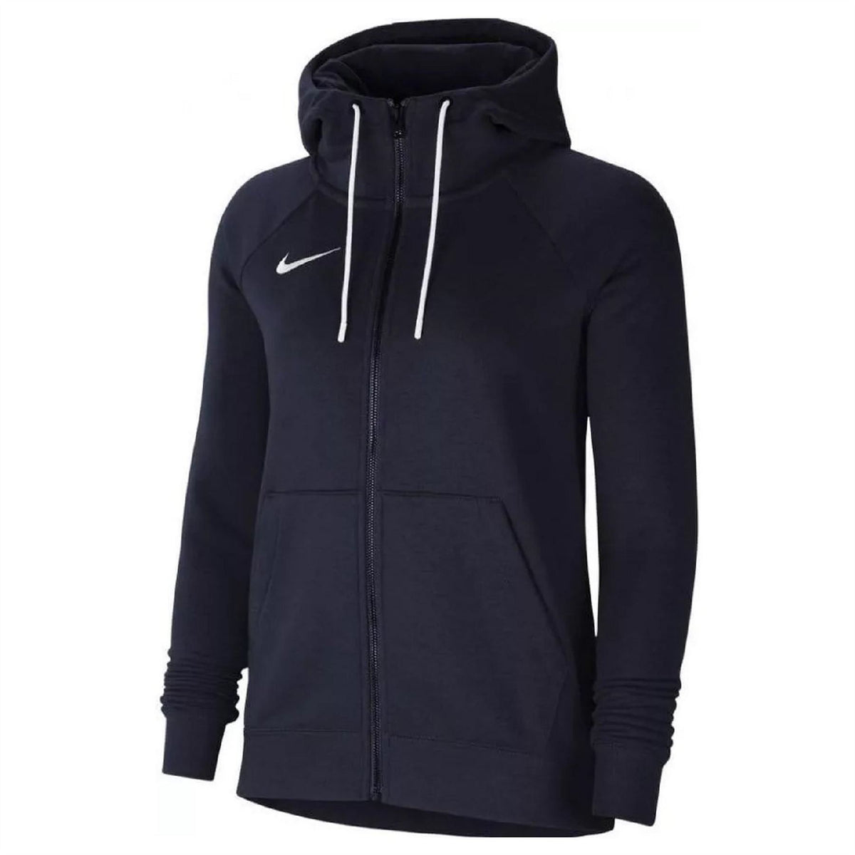 Nike Hooded Drawstring Ribbed Cuff Sweat Jacket with Kangaroo Pocket