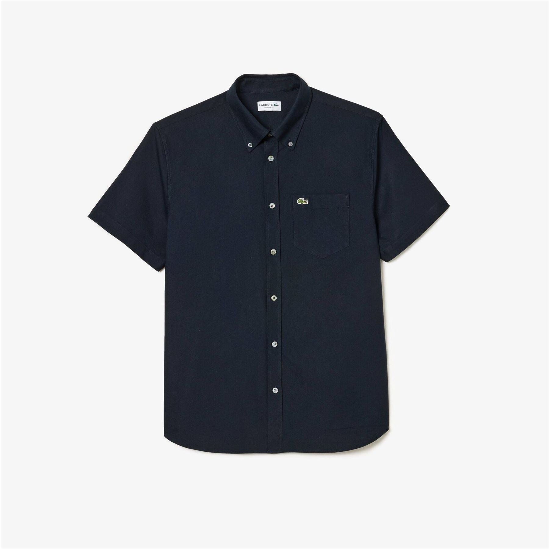 Lacoste Mens Short Sleeve Oxford Shirt