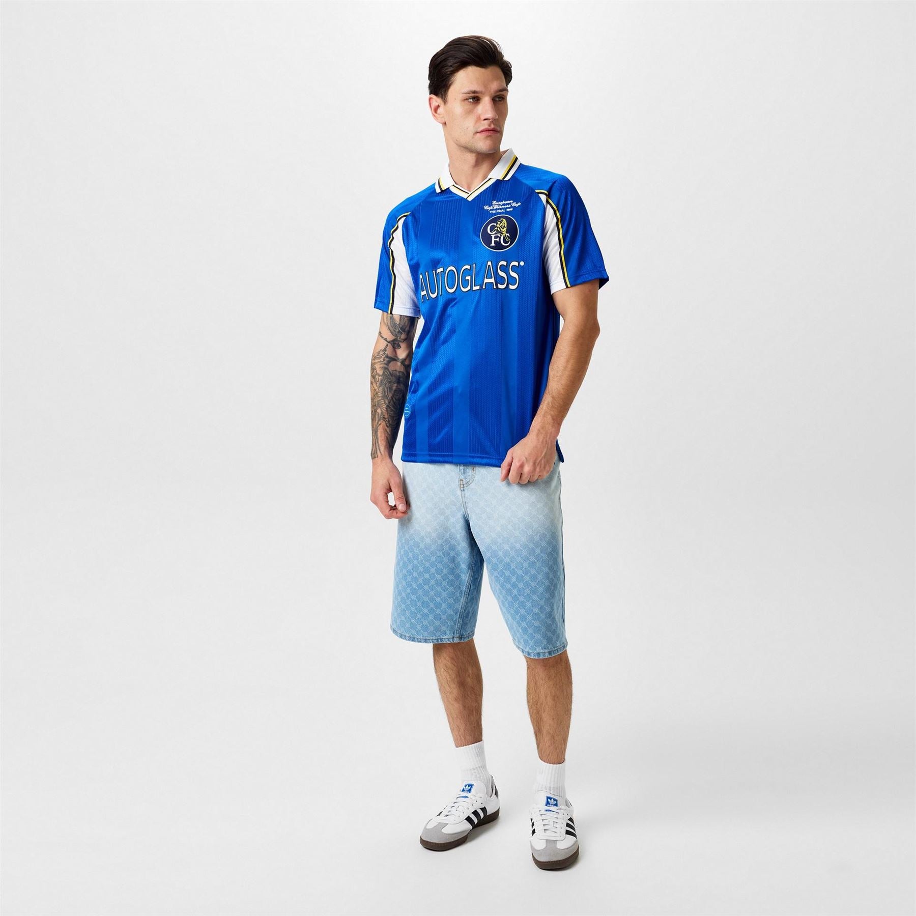 Score Draw Chelsea 98 Home Licensed Retro Football Shirts