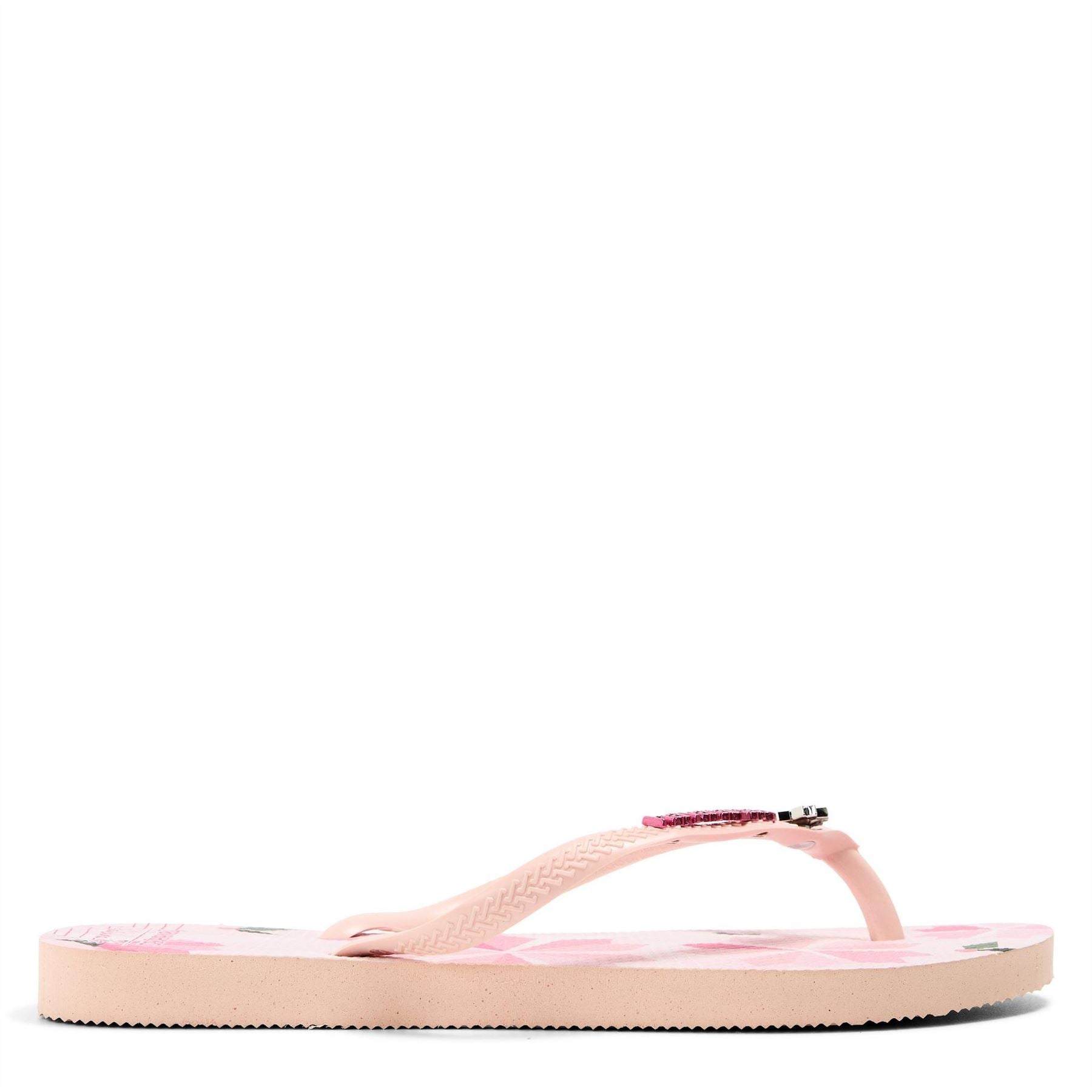 Havaianas Floral Flip Flops with Thong Toe
