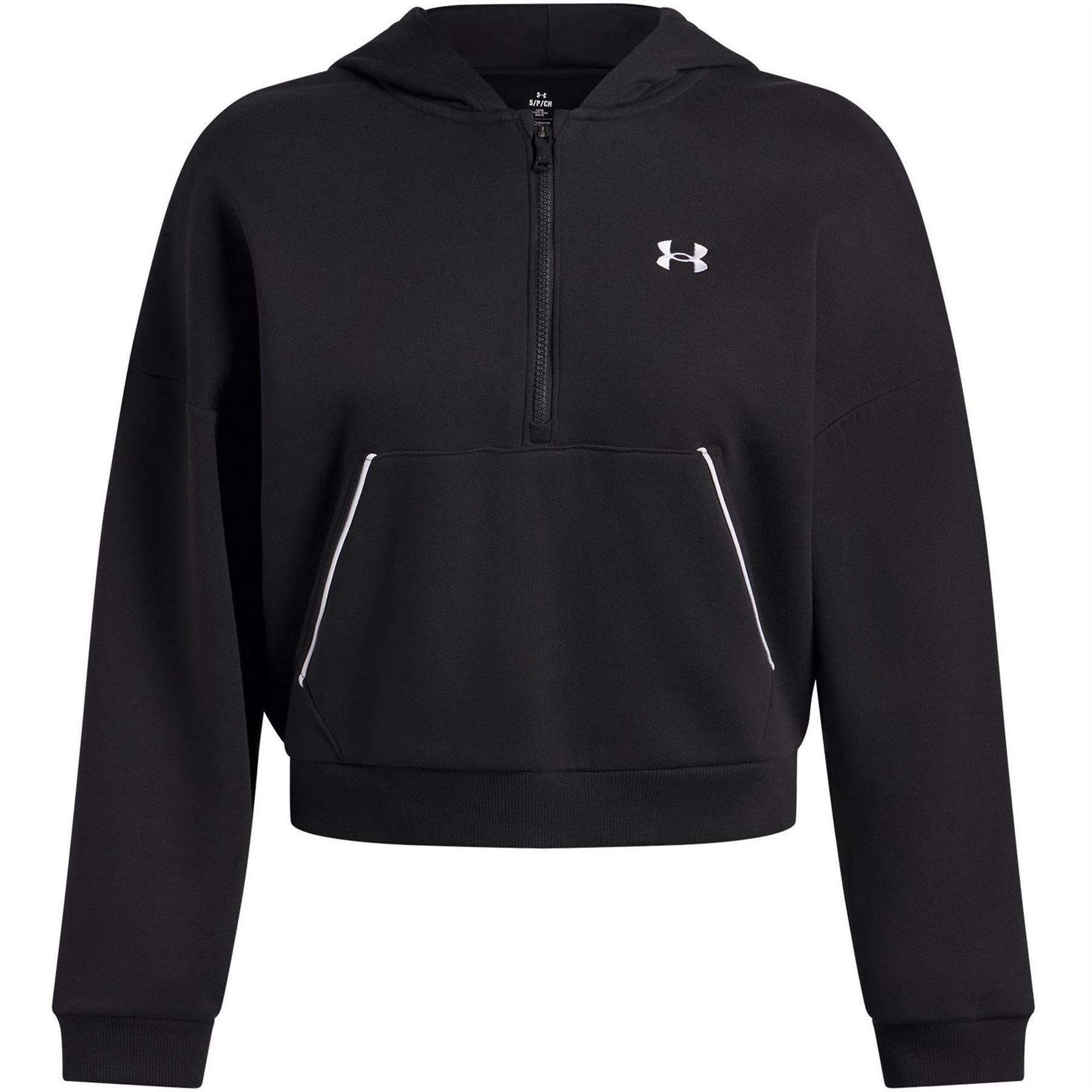 Under Armour UA Rival Relaxed Fit Drop Shoulder Hooded Neck Long Sleeve Sweatshirt