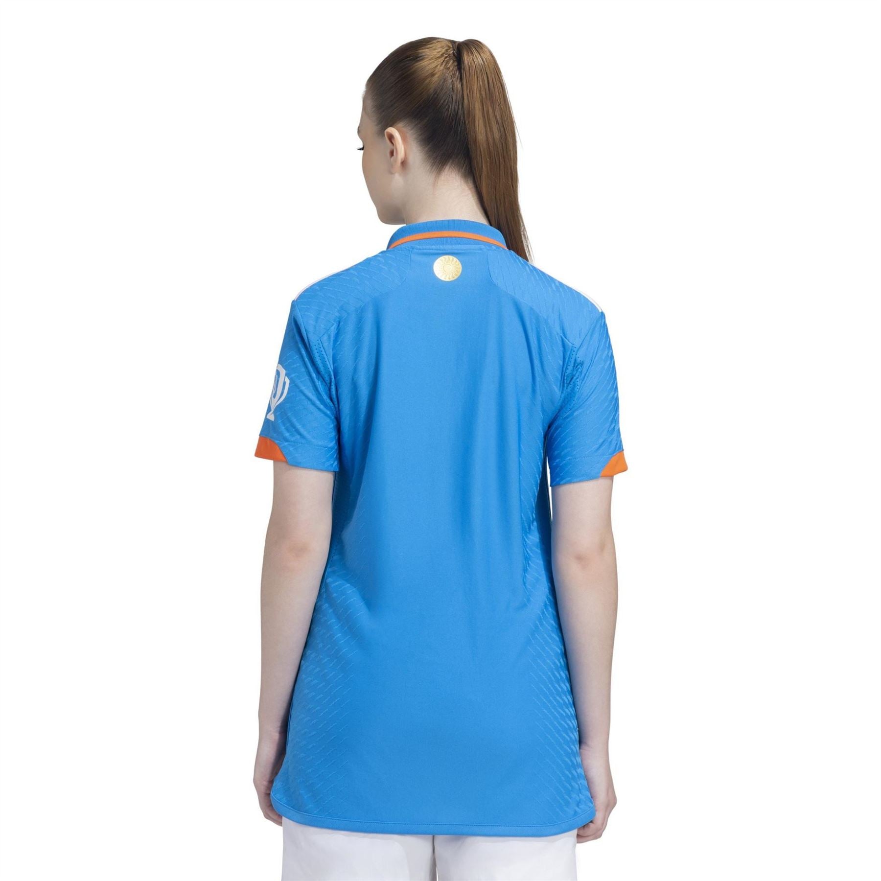 adidas India Cricket Short Sleeve Performance T-Shirt