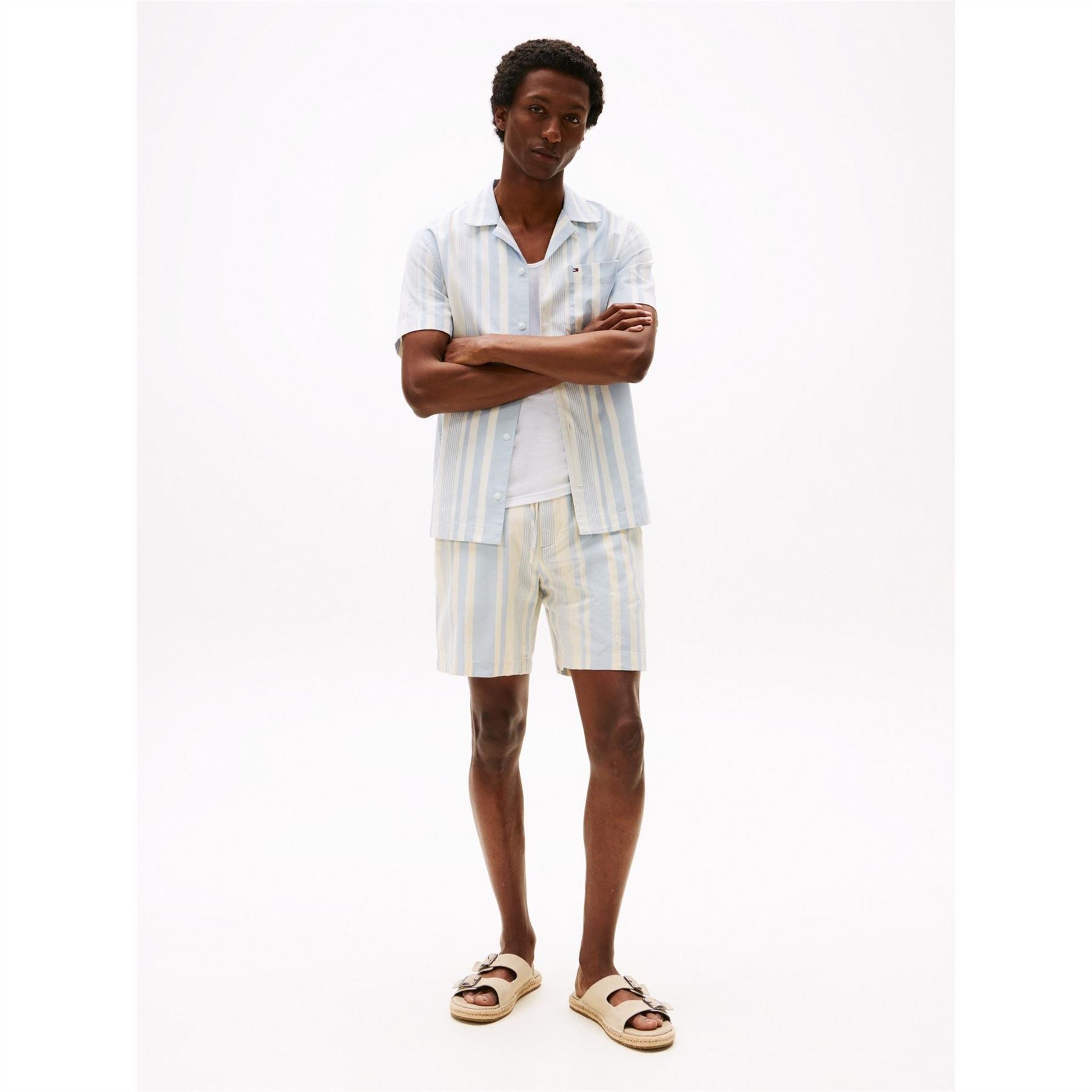 Tommy Hilfiger Woven Stripe Tracksuit Shorts