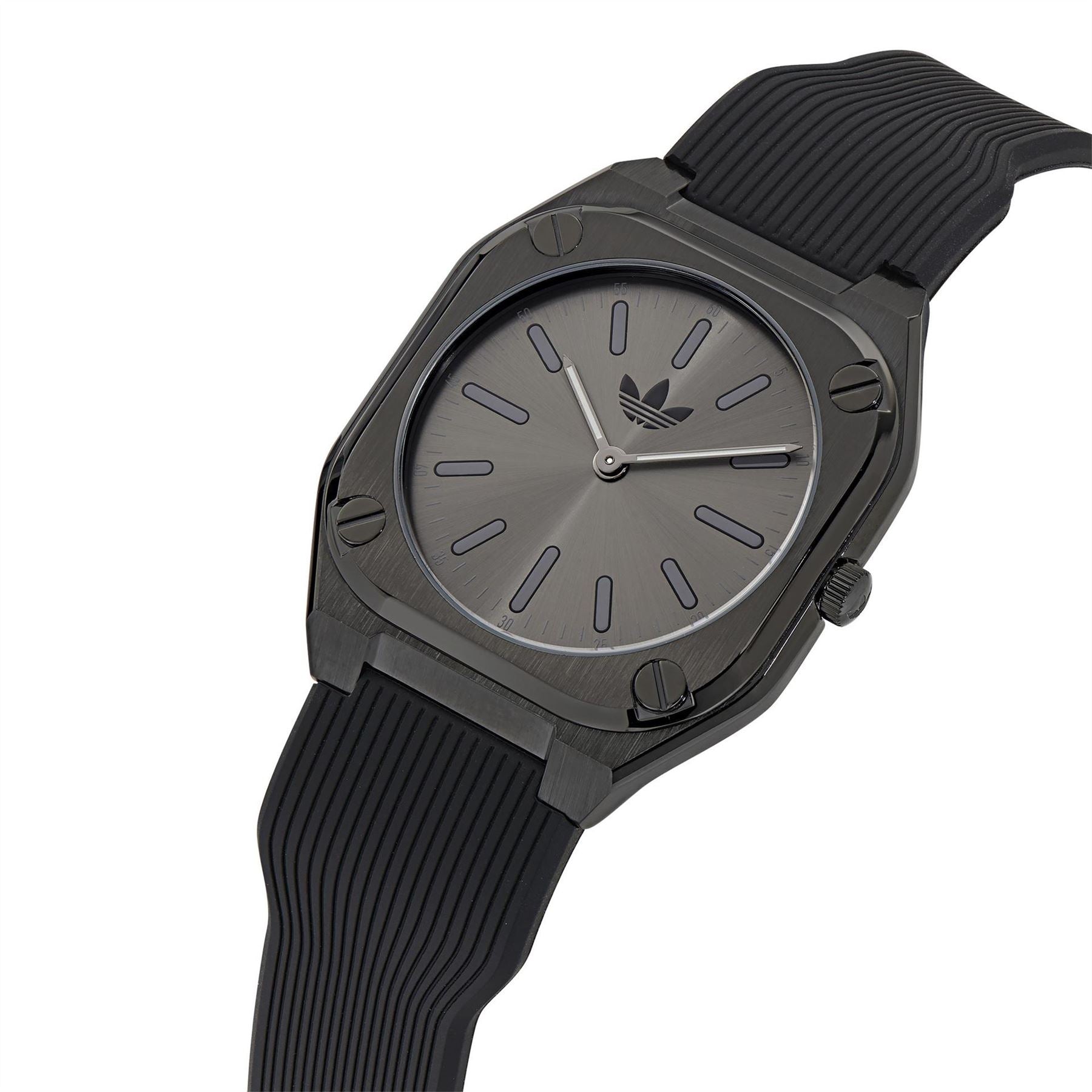 adidas Originals Tech Analogue Rubber Strap Watch