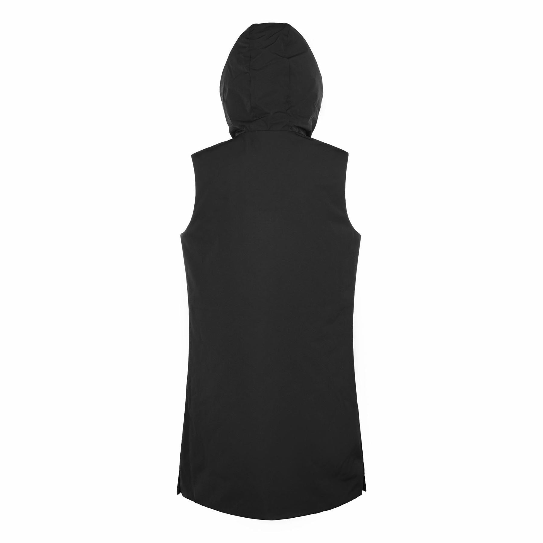 Museum L Hooded Solid Patterned Gilet