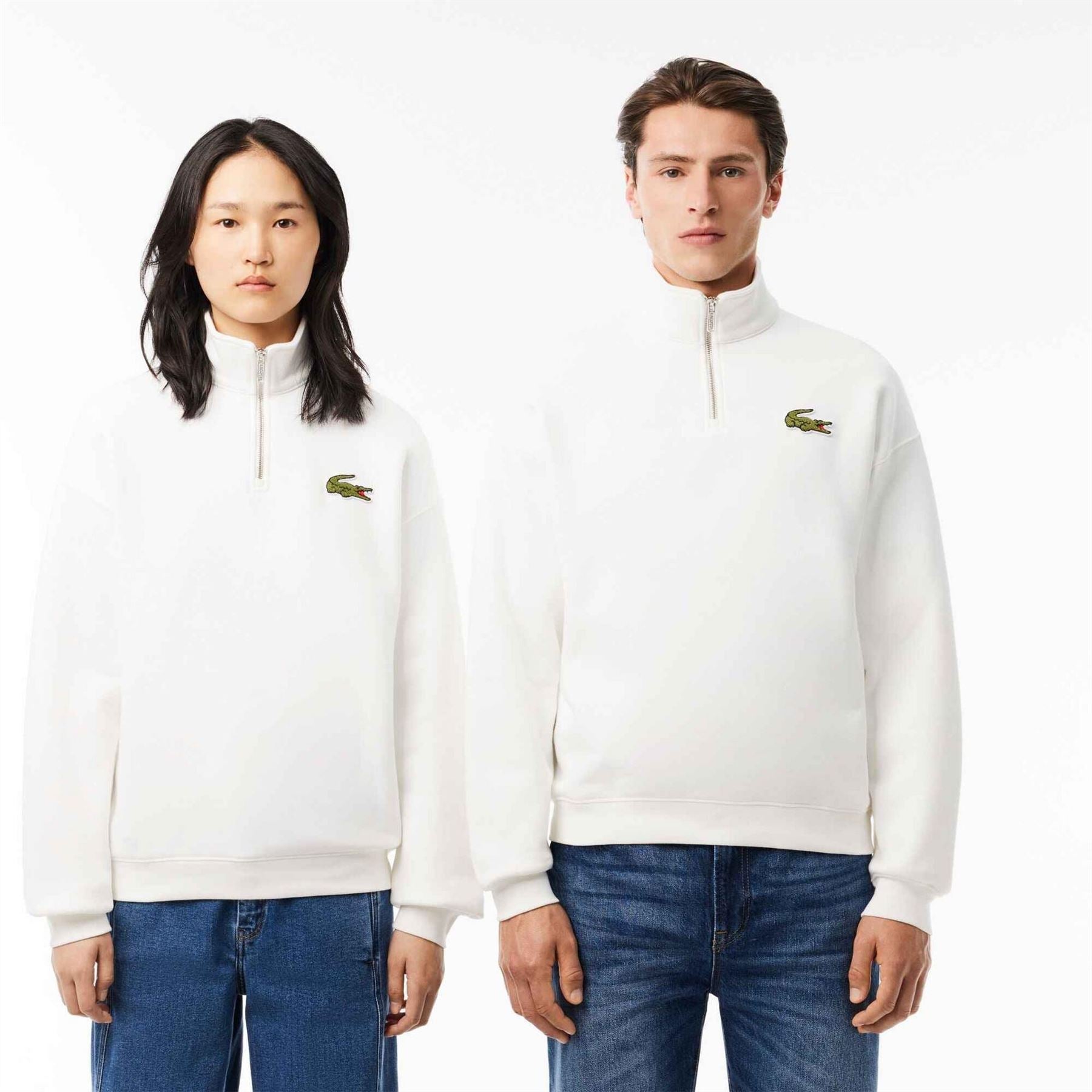 Lacoste Mock Neck Regular Fit Sweatshirt