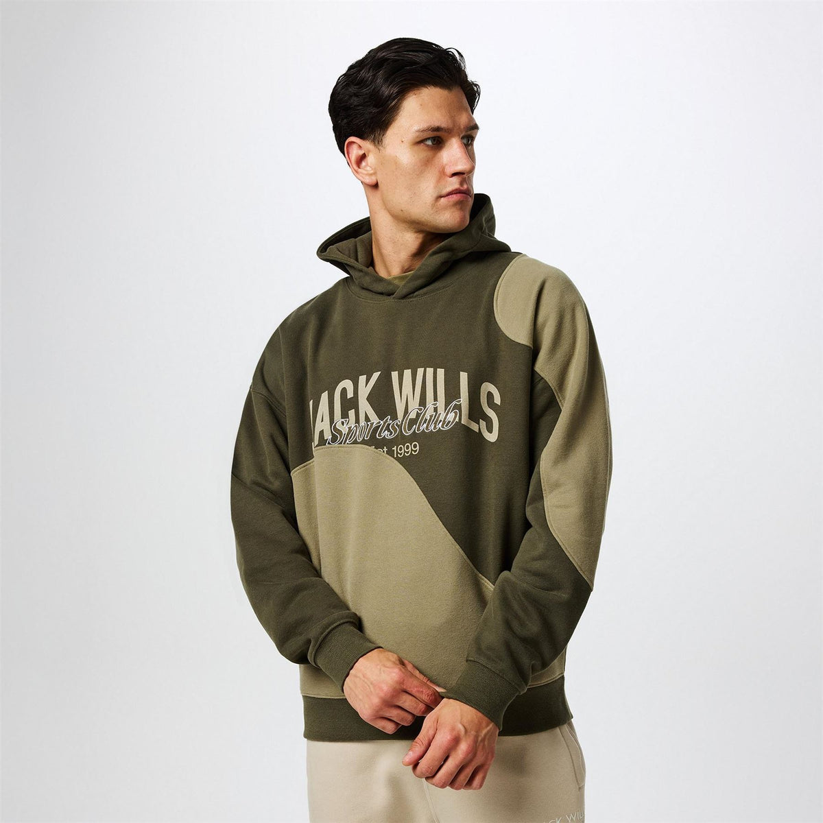 Jack Wills Abstract Hooded Regular Fit Sweatshirt