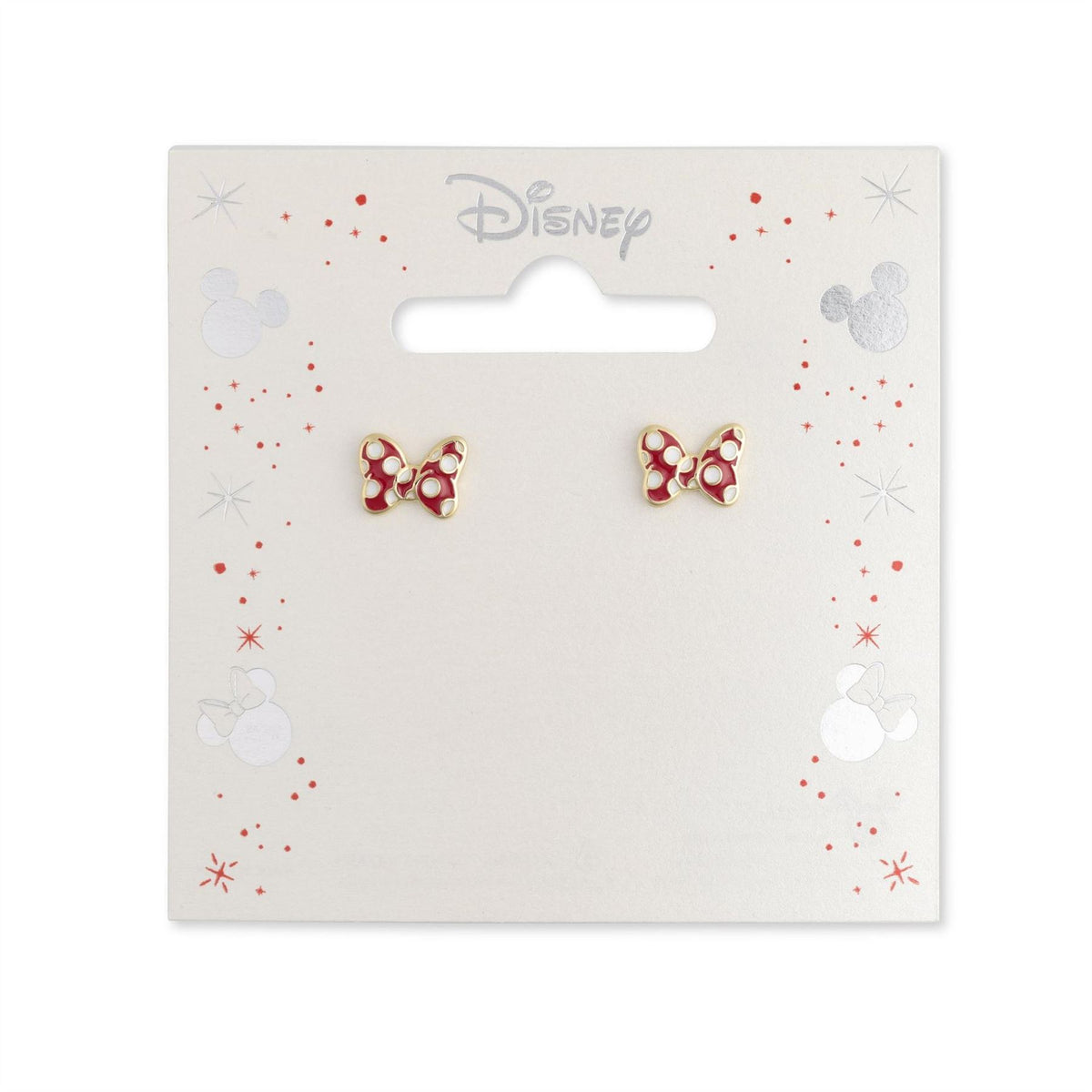 Minnie Mouse Mini Bow Stud Earrings