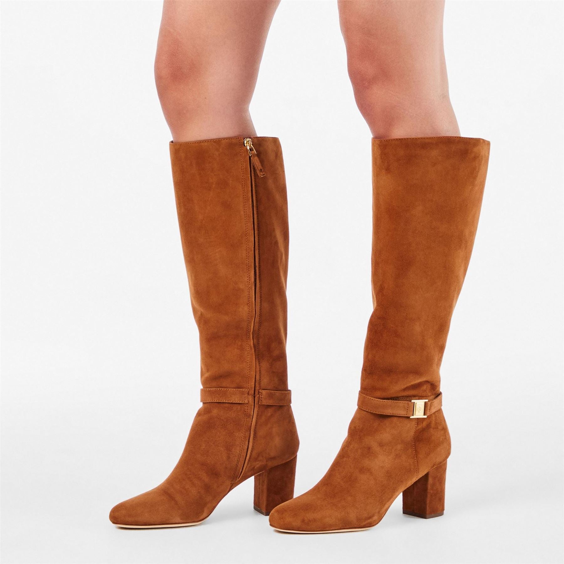 Lauren by Ralph Lauren Real Leather Kellie Knee High Boots