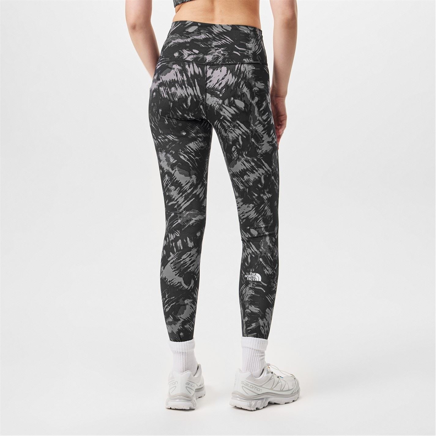 The North Face North Face W Flex 25in Tight Aop Tnf Black Wat