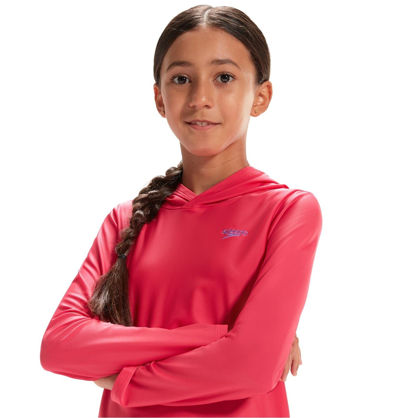 Speedo Cropped Hooded Regular Fit T-Shirt