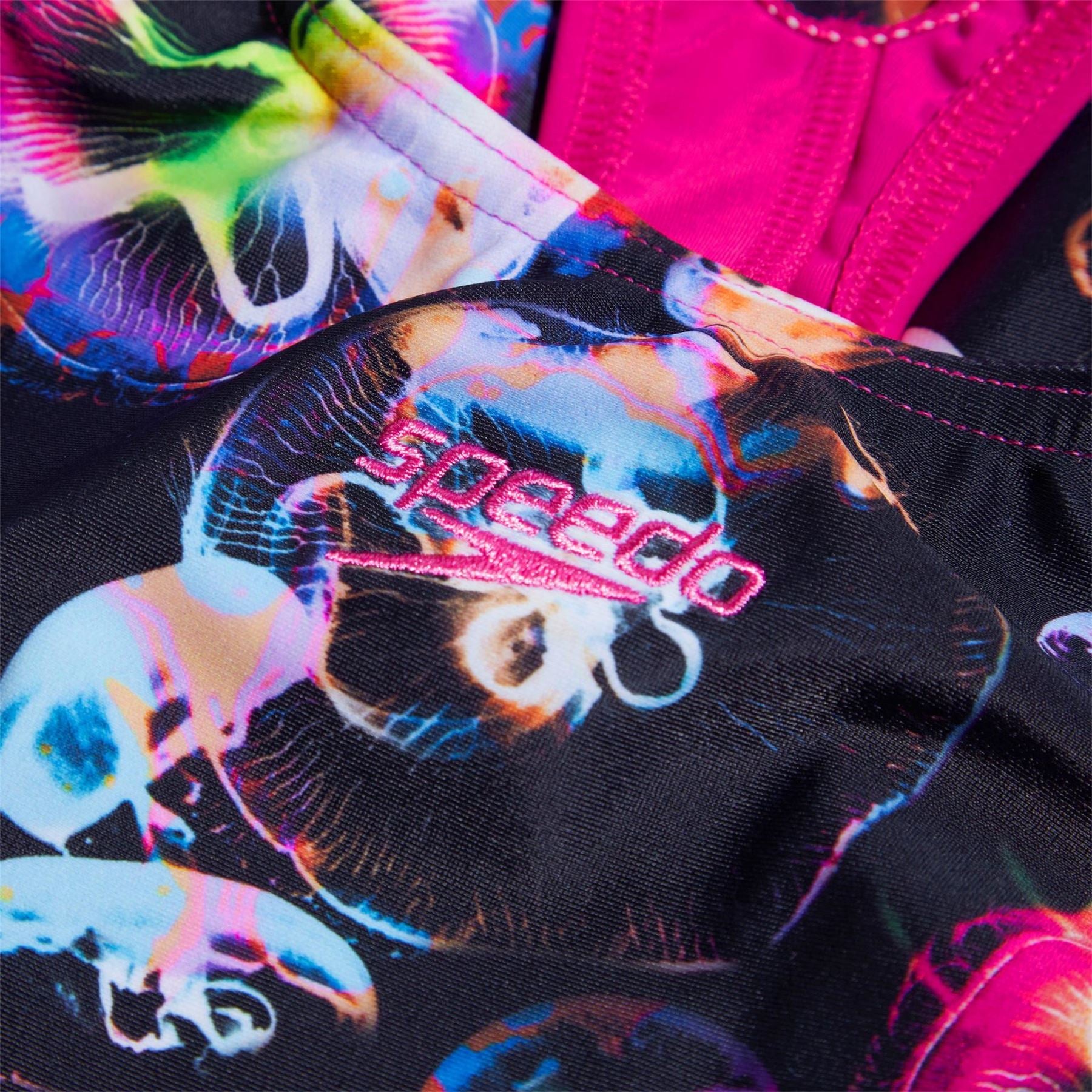 Speedo Allover Aquatic Print Swimsuit
