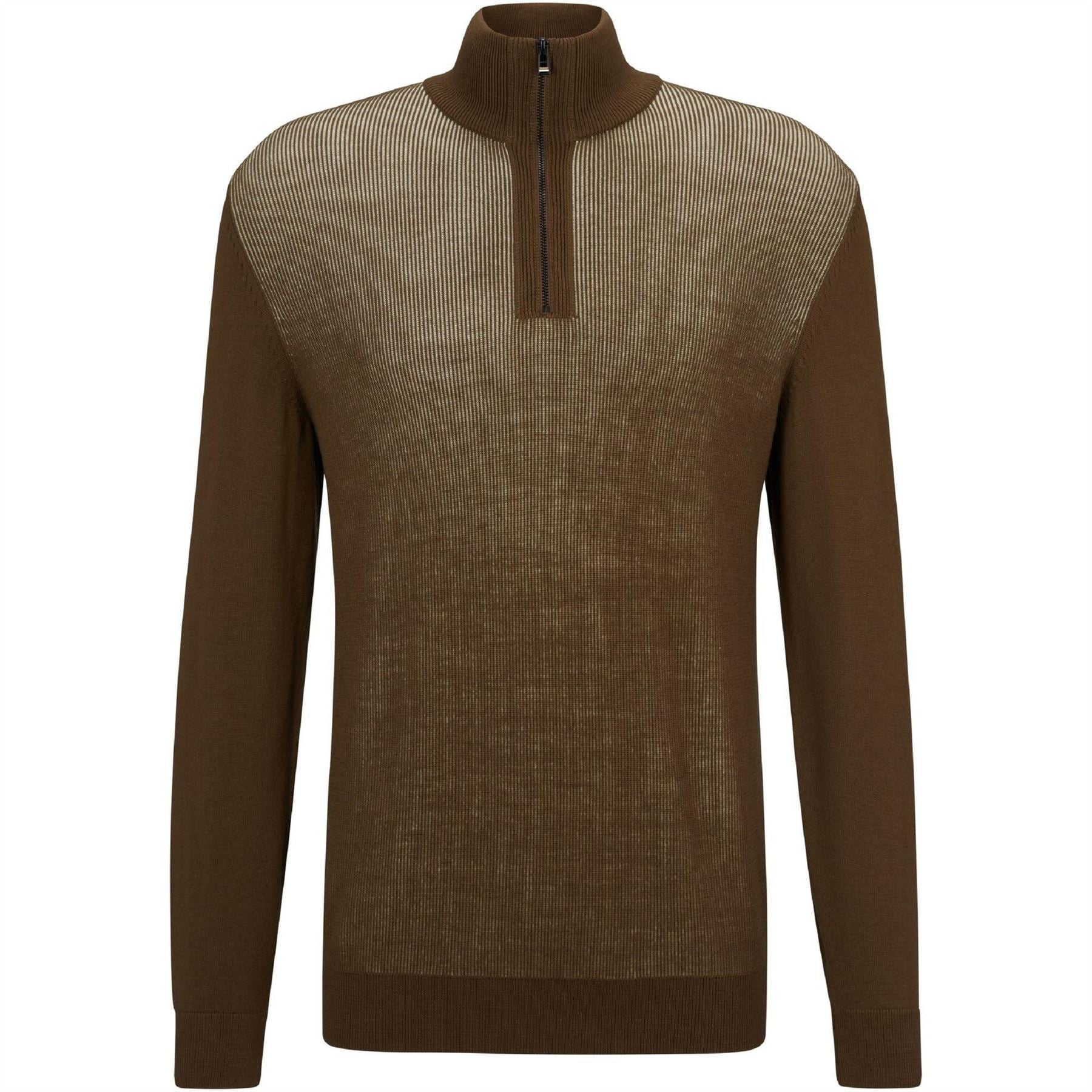 Boss Funnel Neck Long Sleeve Regular Fit Sweater
