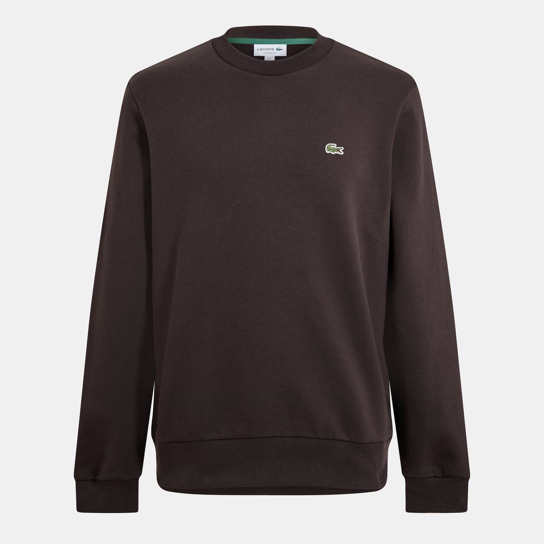 Lacoste Logo Print Crew Neck Long Sleeve Sweatshirt