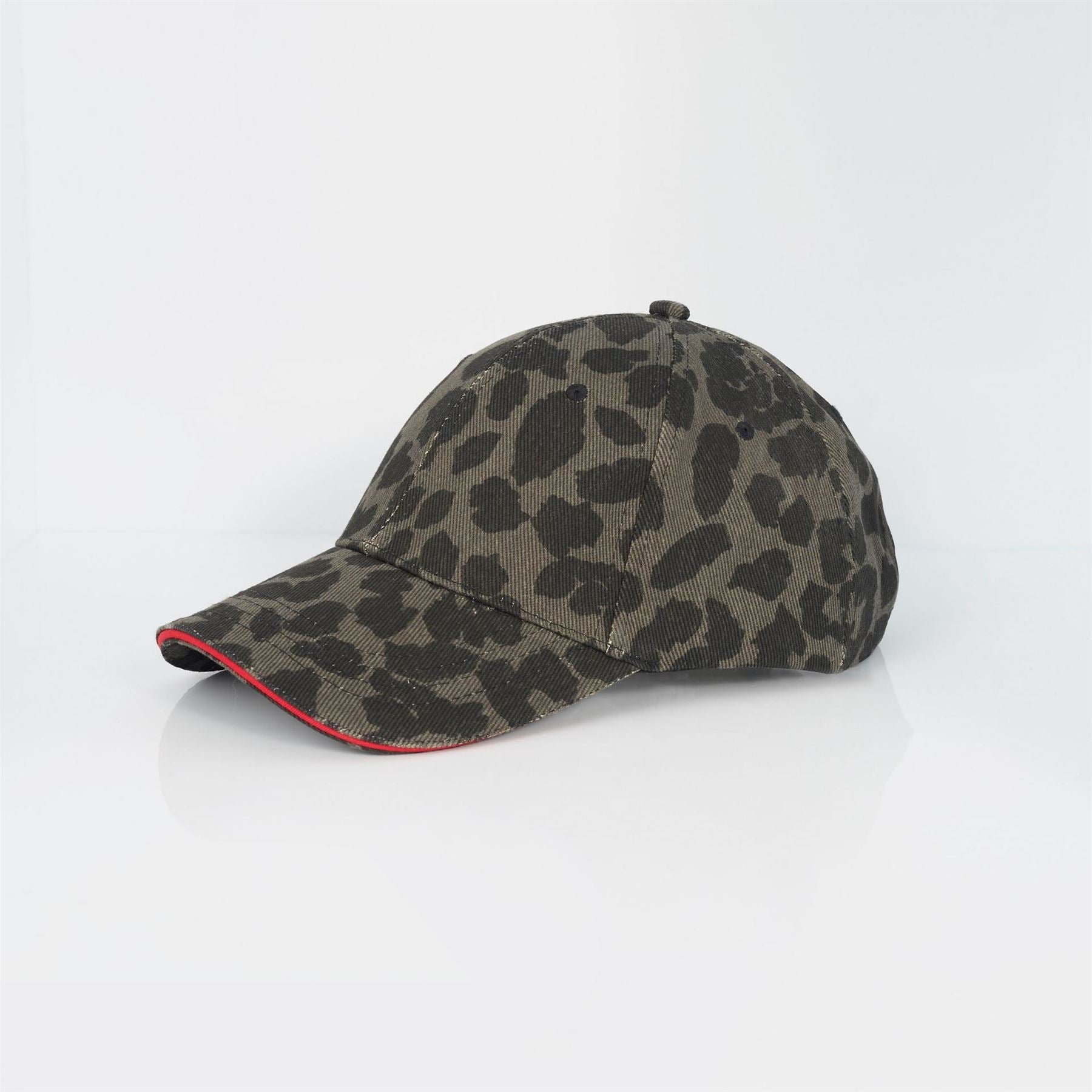 Brave Soul Mens Print Cap With Contrast Stripe