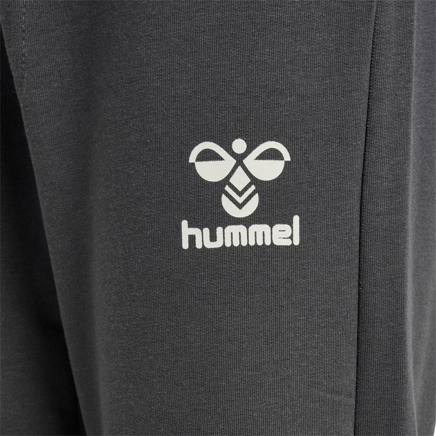 Hummel Solid Patterned Joggers with Ribbed Cuff
