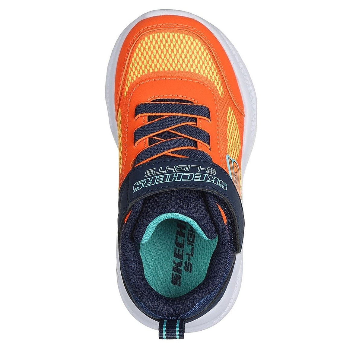 Skechers Gore  And  Strap Sneaker W Mult Light Up Trainers Boys