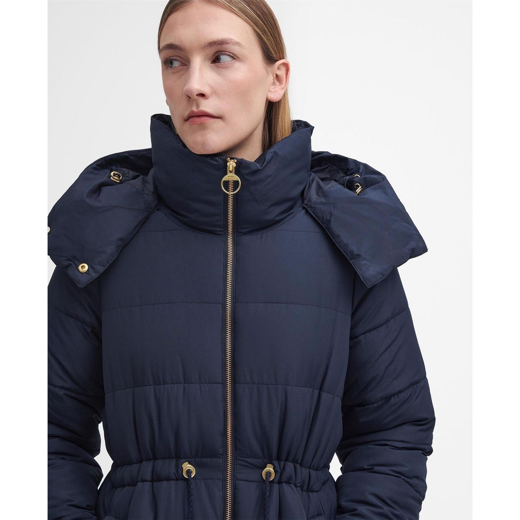 Barbour Mannue Longline Quilted Jacket