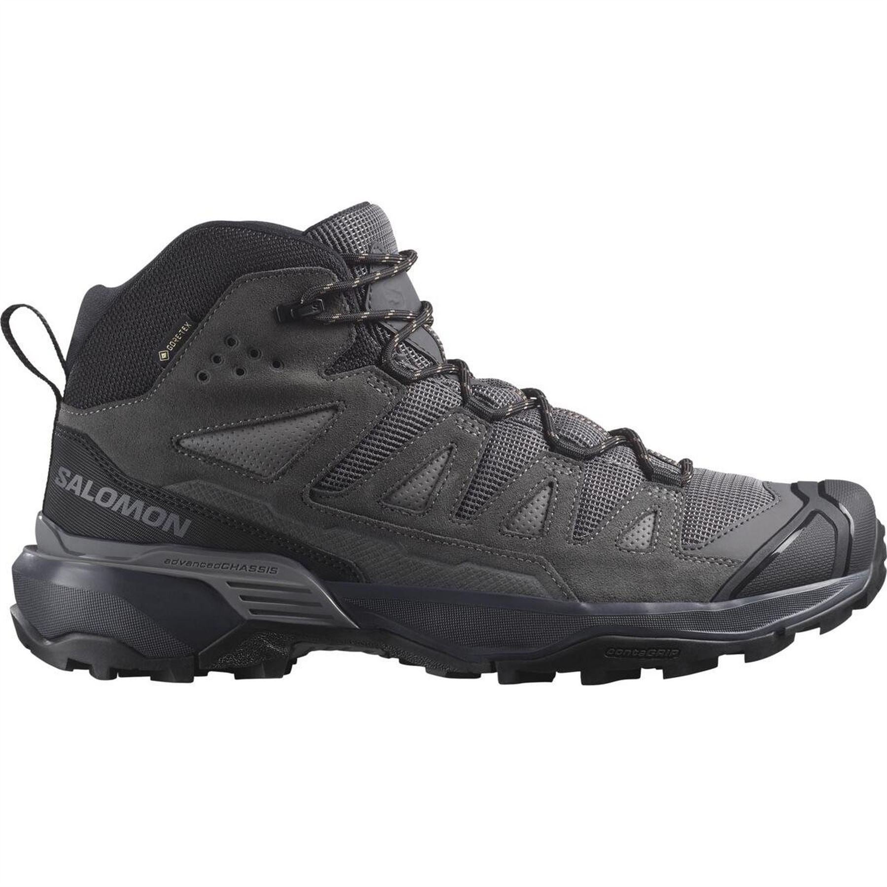 Salomon Mens X Ultra 360 Leather GorE-Tex Hiking Boots