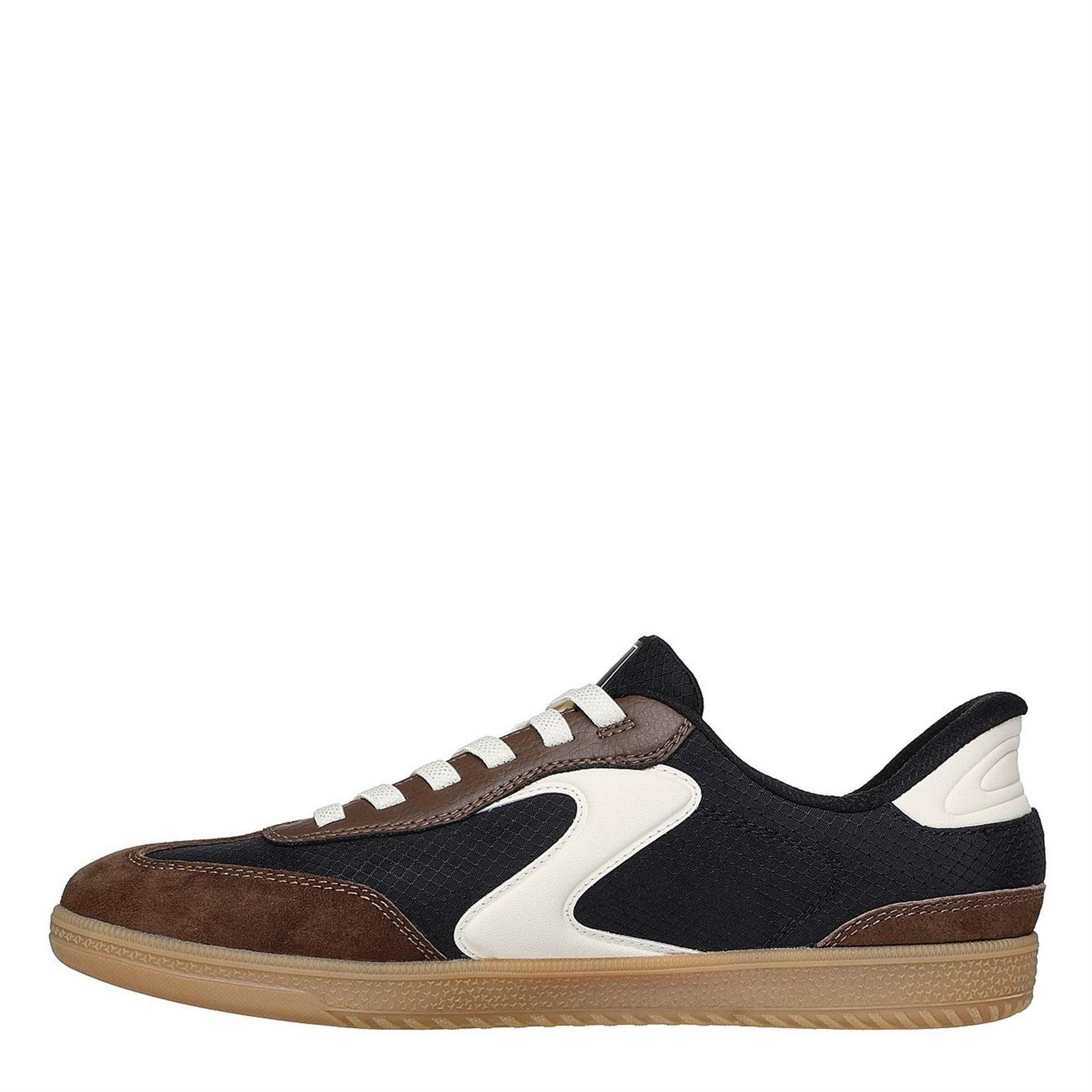 Skechers  And  Suede Overlay Bungee Low Top Trainers Womens