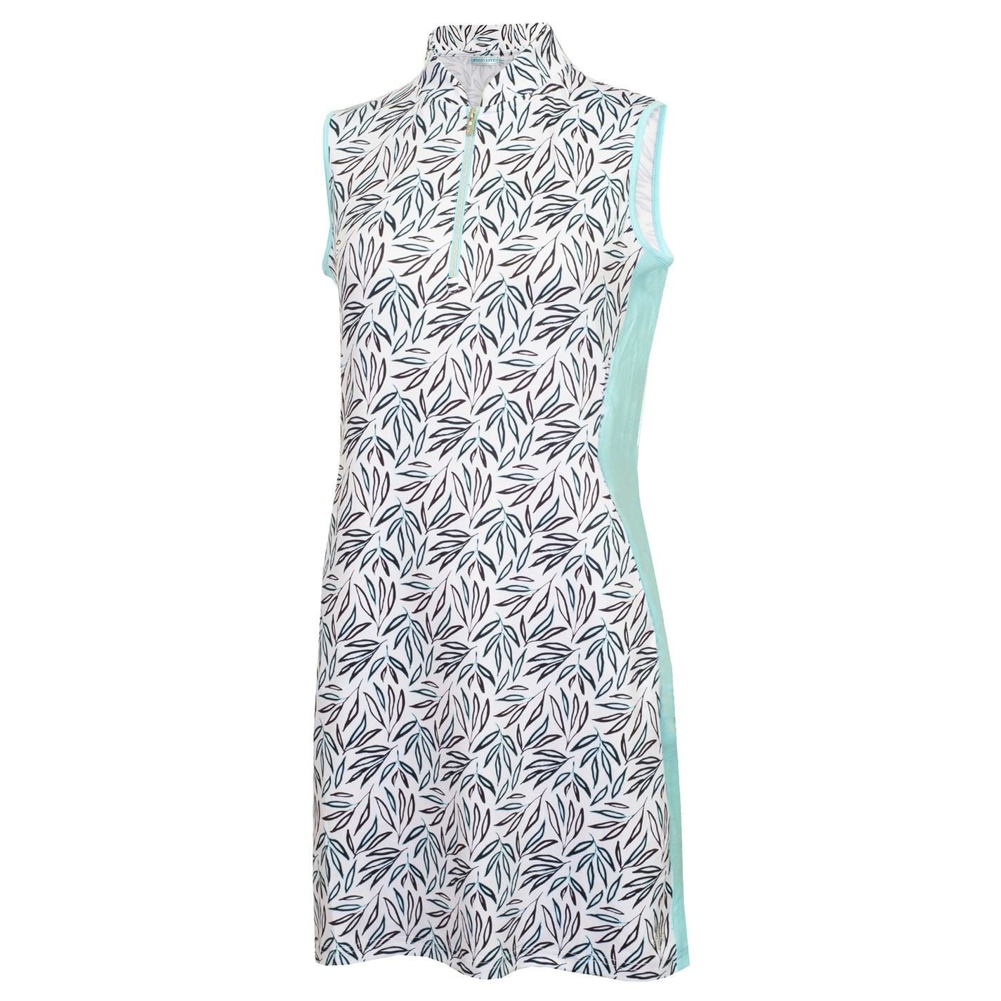 Calvin Klein Golf G Zip Neck Knee Length Shift Dress