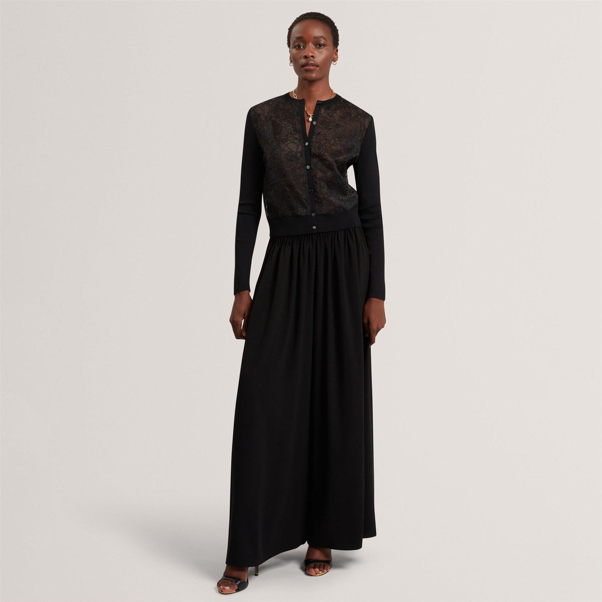 Ted Baker Lace Front Cardigan