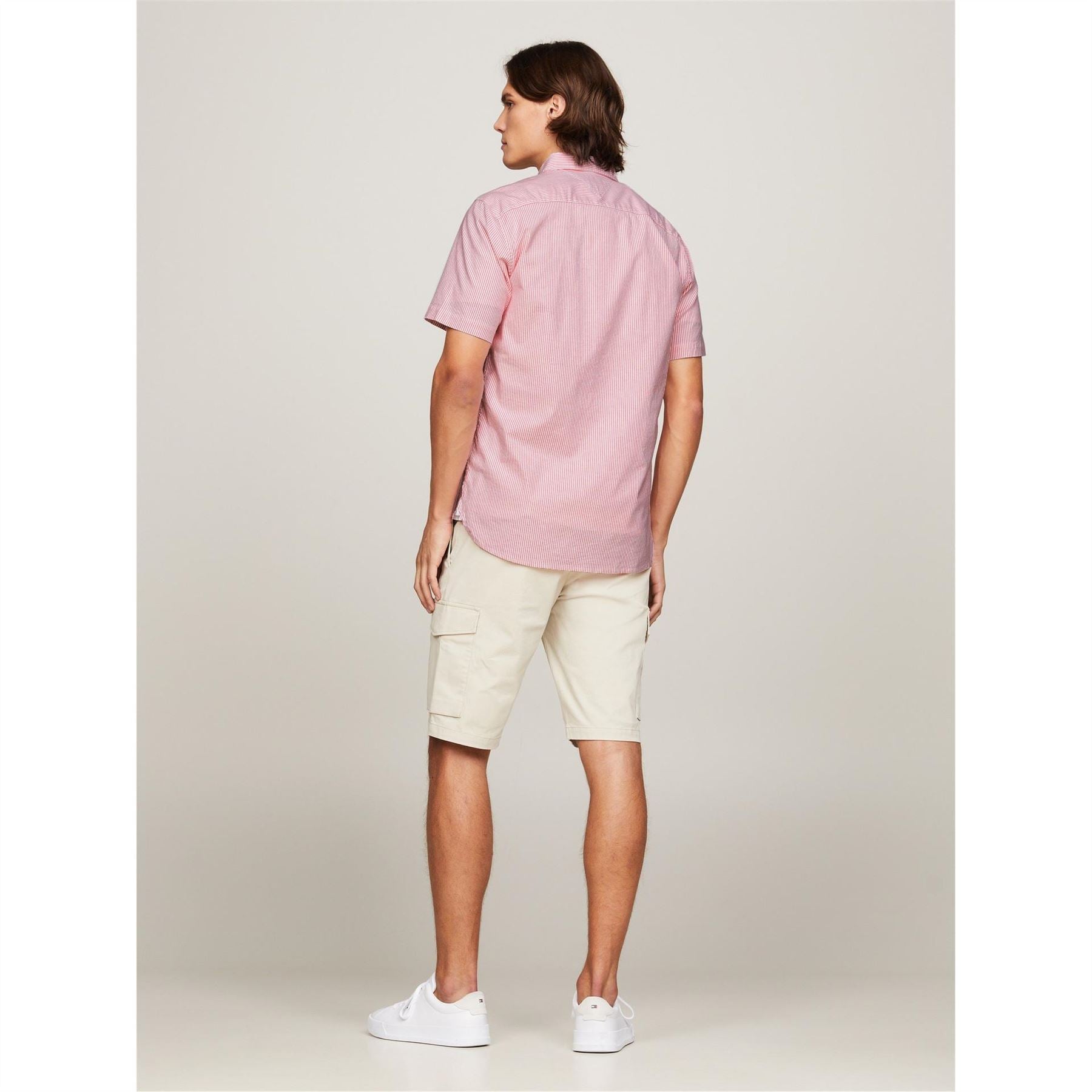 Tommy Hilfiger Short Sleeve Stripe Regular Fit Shirt
