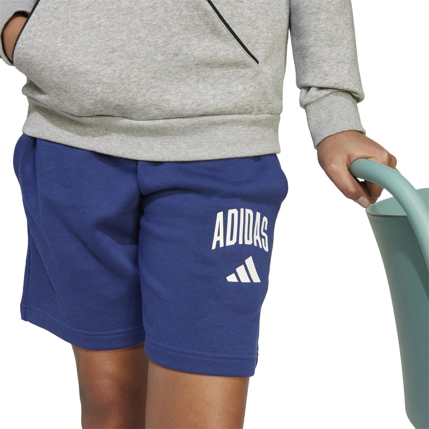 adidas Regular Fit Denim Bermuda Shorts with Bold Logo