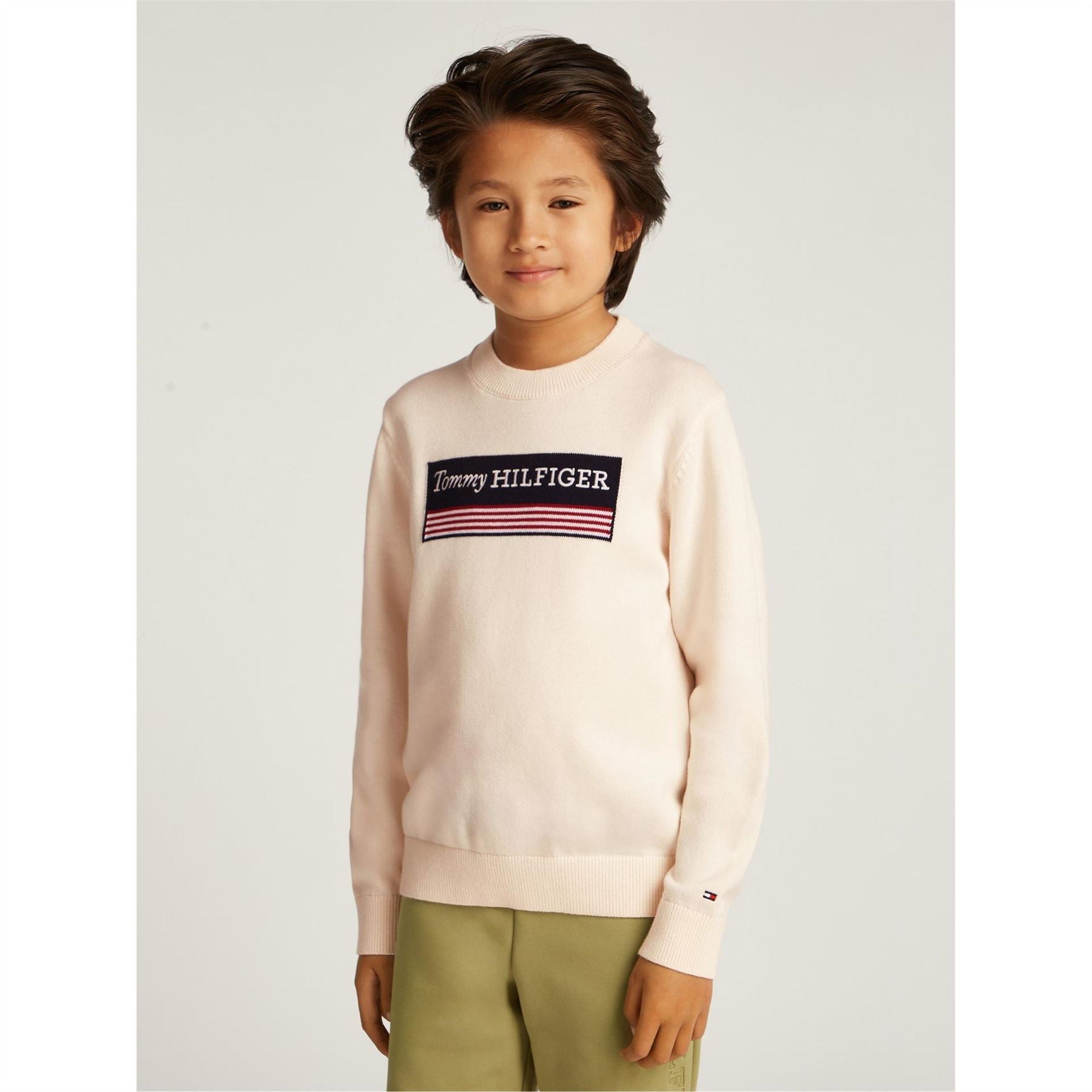 Tommy Hilfiger Regular Fit Crew Neck Long Sleeve Sweater