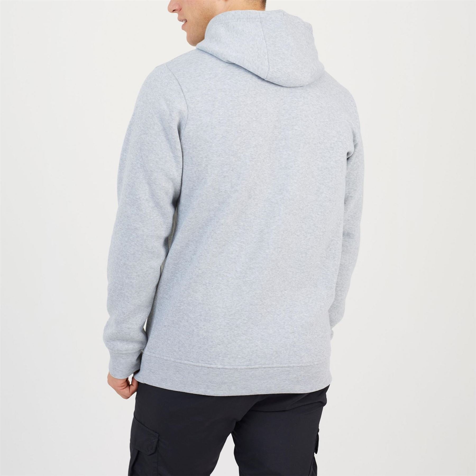 Brave Soul Regular Fit Cross Over Hooded Sweatshirt