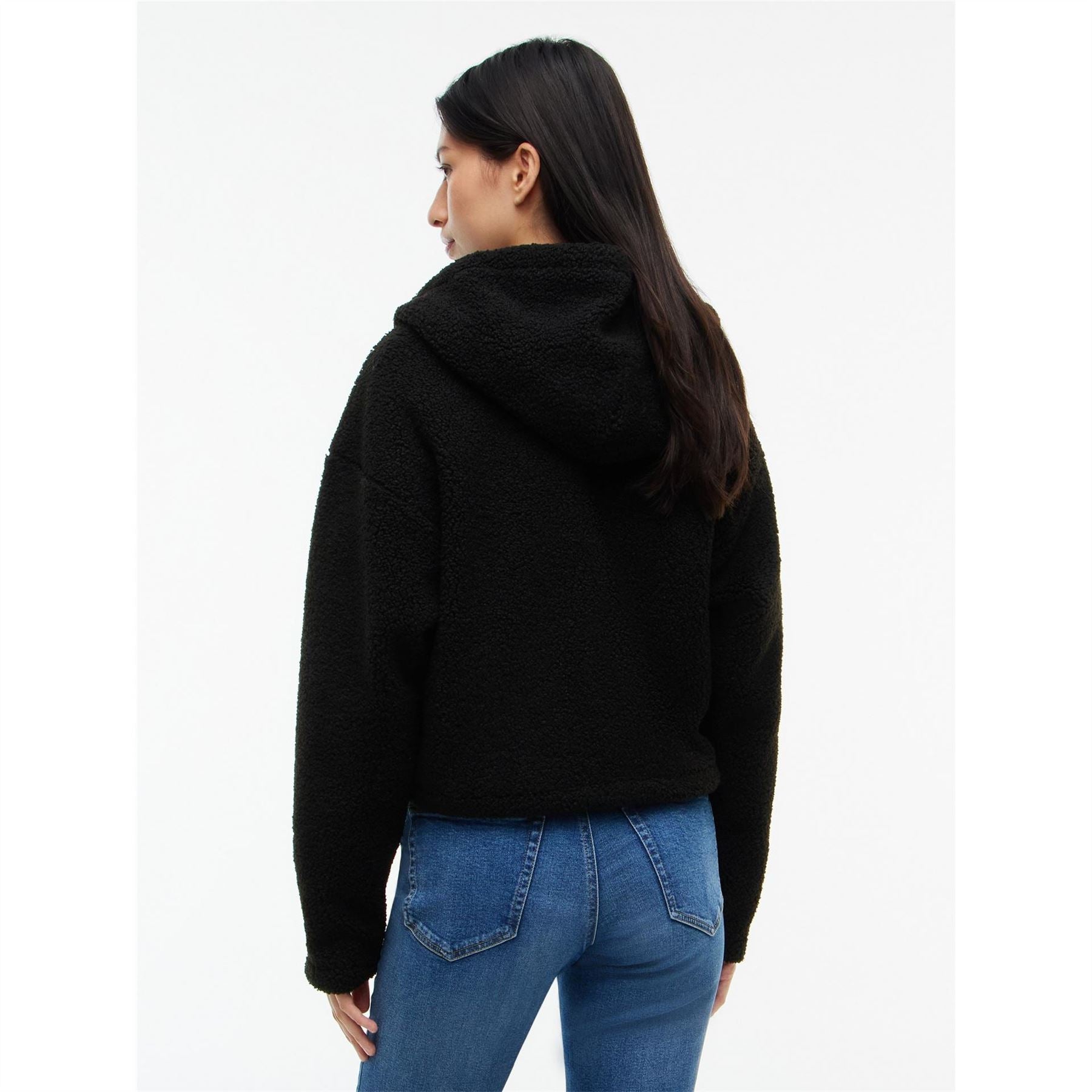 Tommy Jeans Teddy Hoody Jacket Ld64