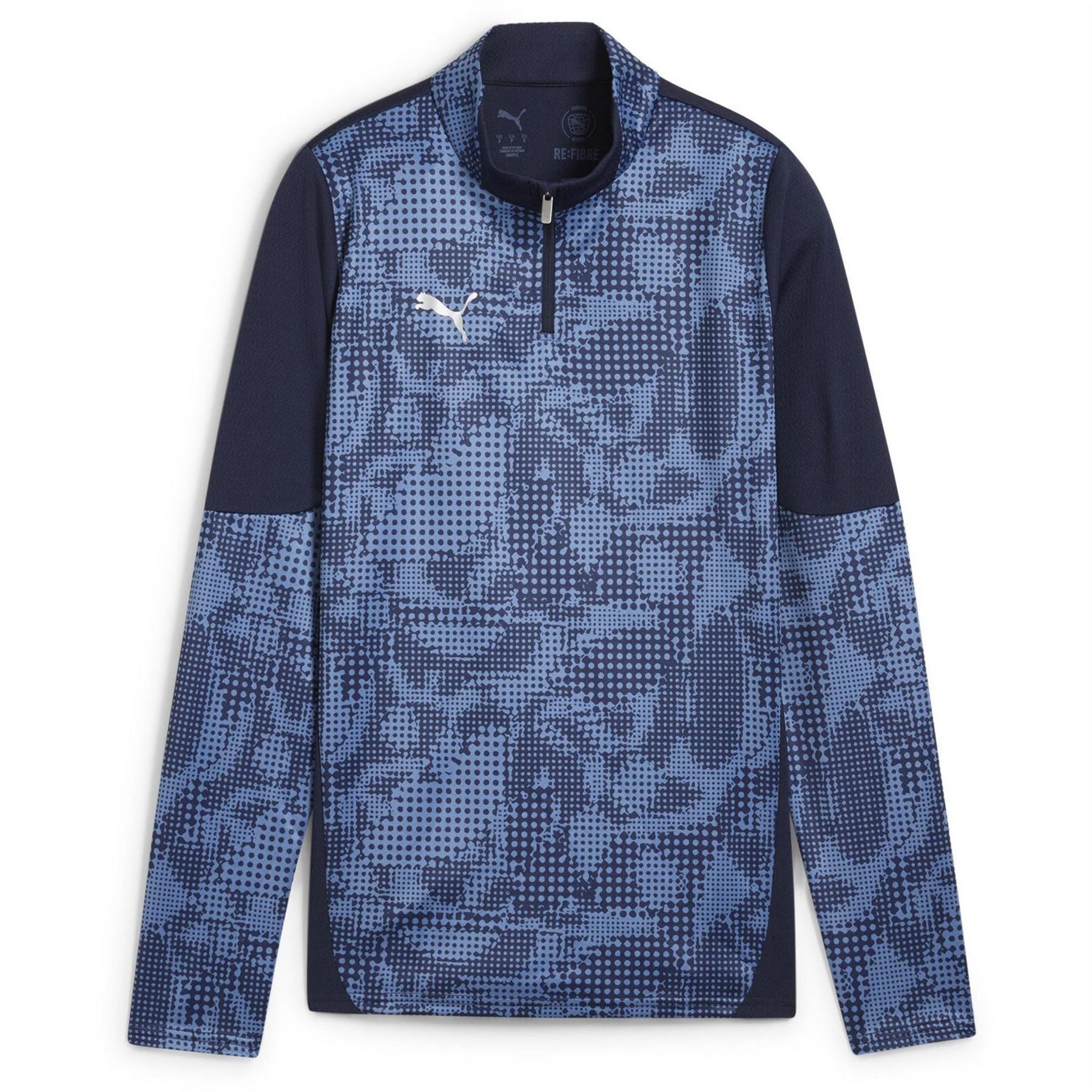 Puma Womens Teamcup Training Quarter Zip Top Wmn Drill
