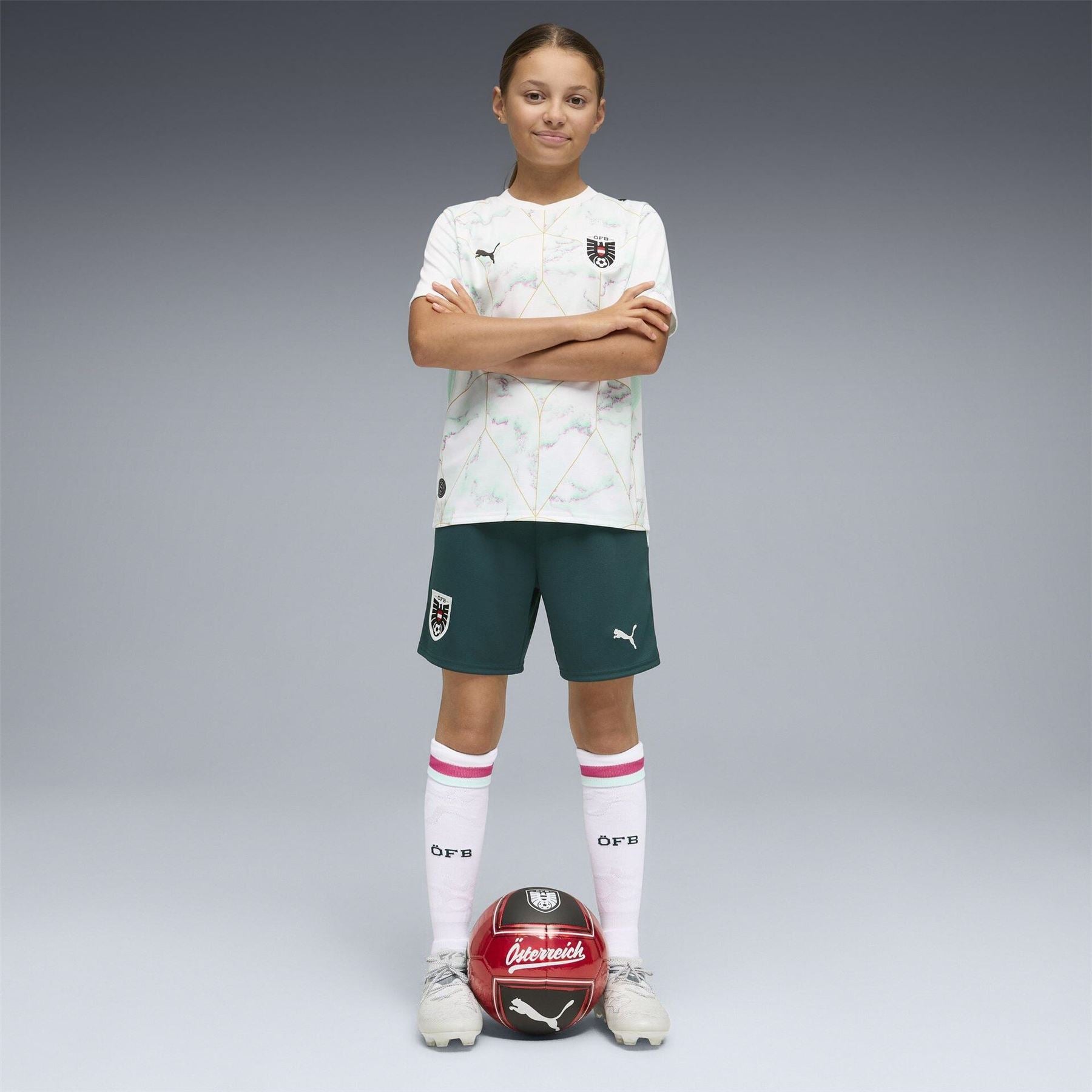 Puma Kids Austria Fifa World Cup 2026™ Football Shorts