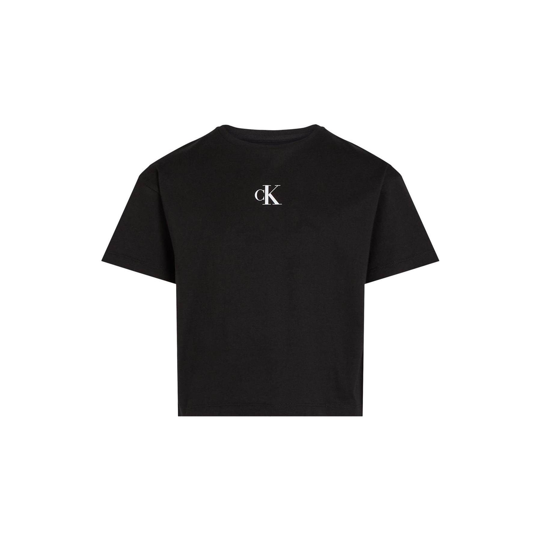 Calvin Klein Jeans CK Logo Boxy Fit Short Sleeve T-Shirt