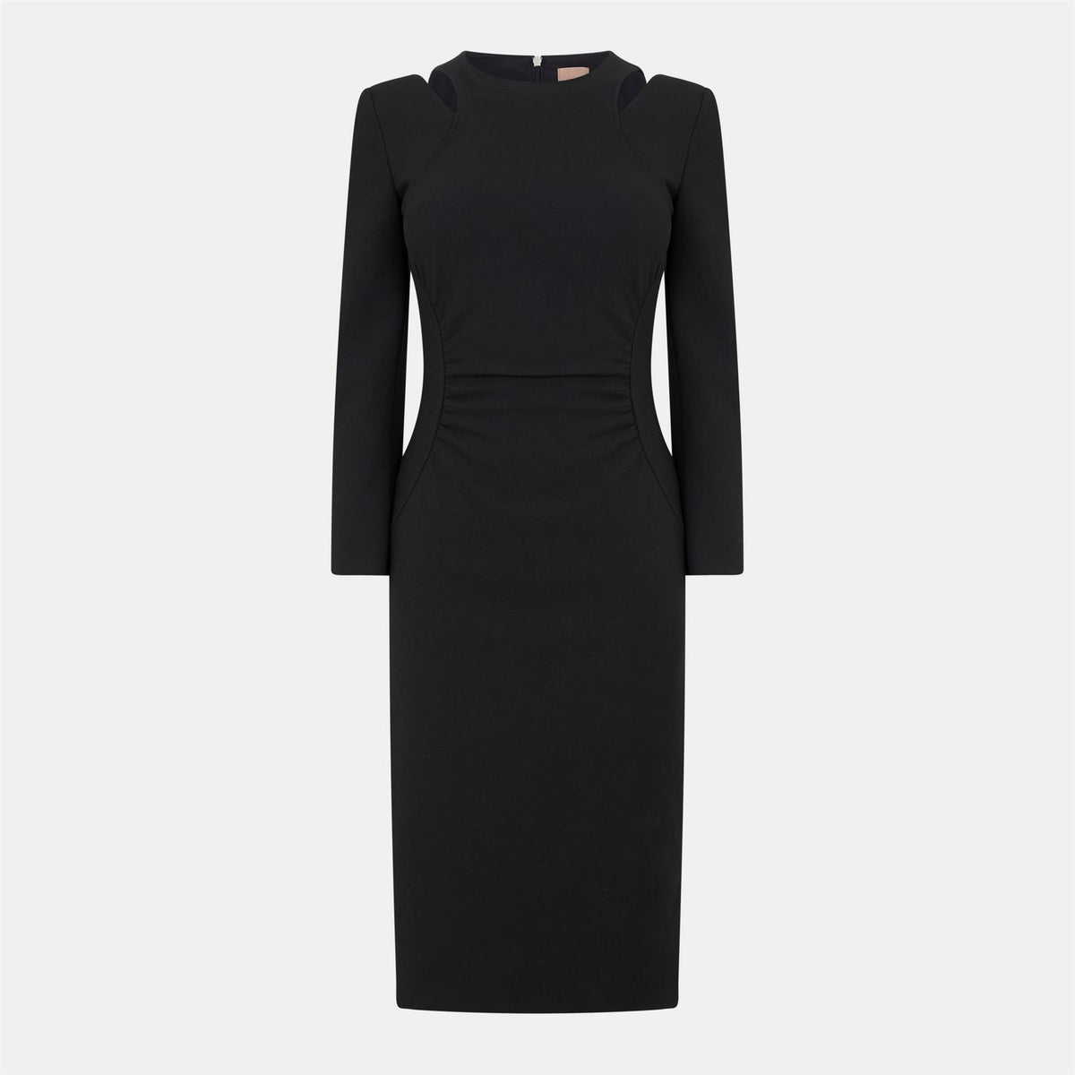 Boss Dadeka Crew Neck Midi Bodycon Dress