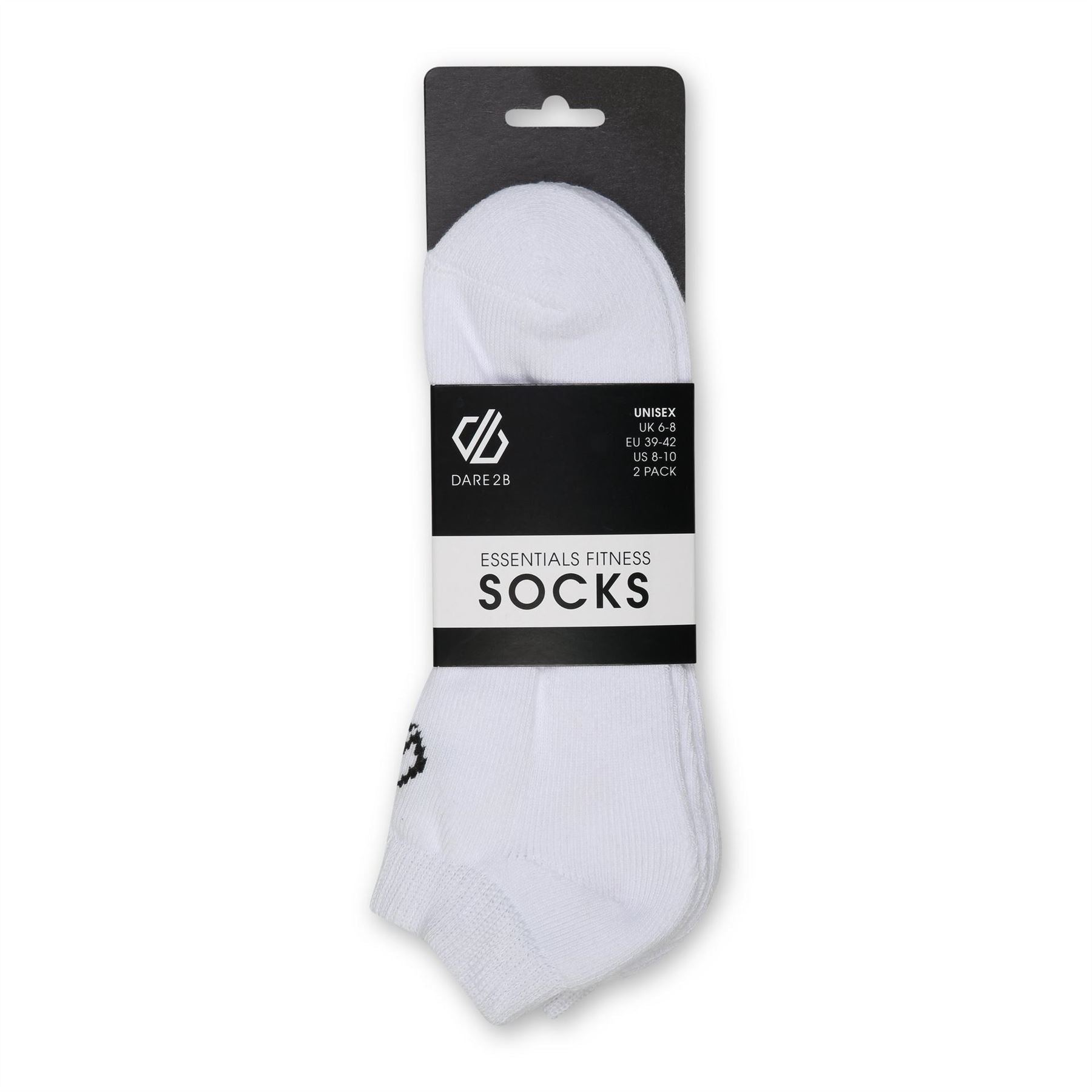 Dare 2b Fitness No Show Socks 2 Pack