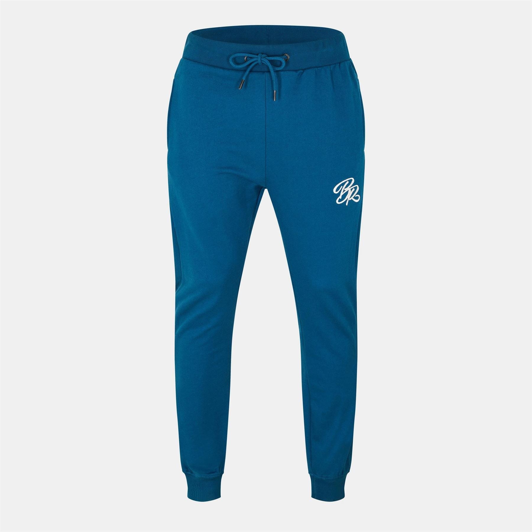 Born Rich Fontine Lettering Solid Patterned Slim Joggers