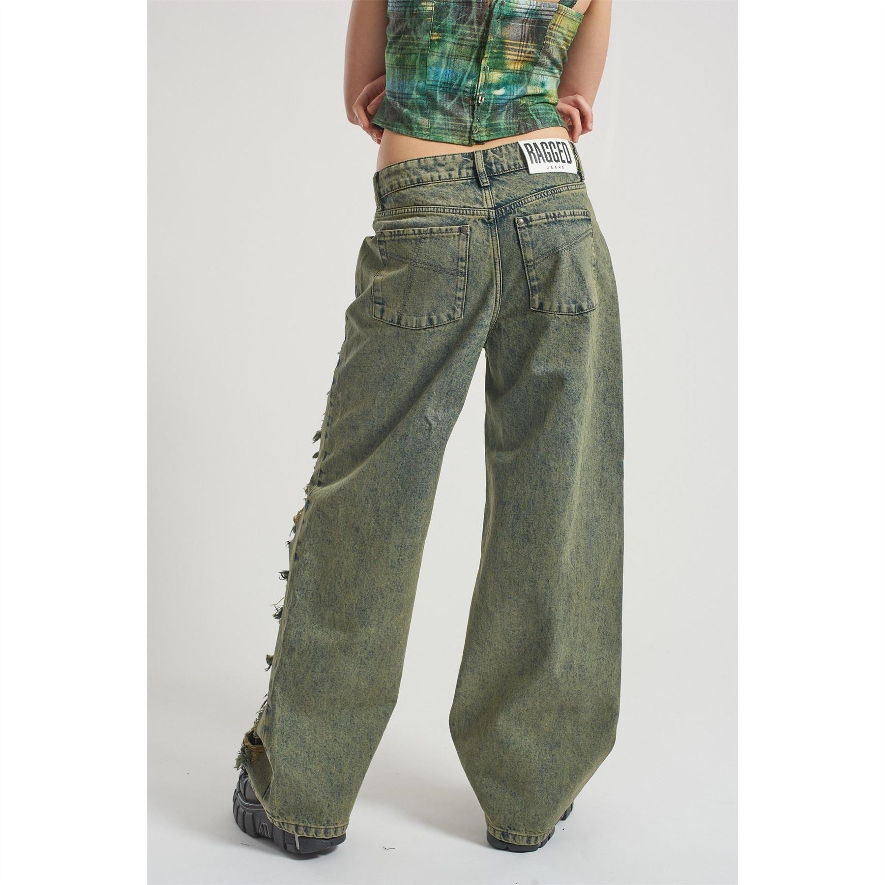The Ragged Priest Dirty Wash Release Wide Leg Jeans