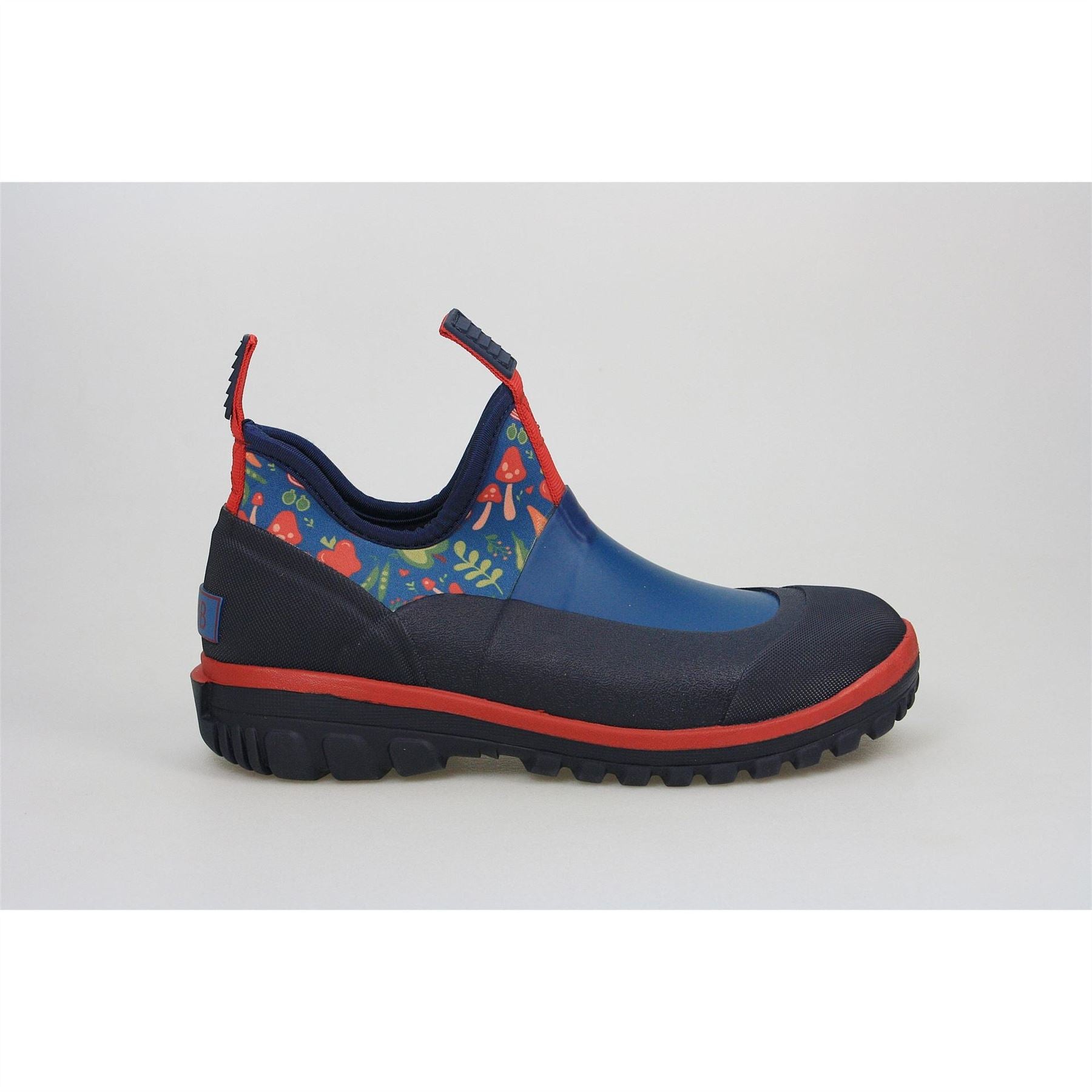 Lamb Floral Patterned Rain Boots with Lug Sole