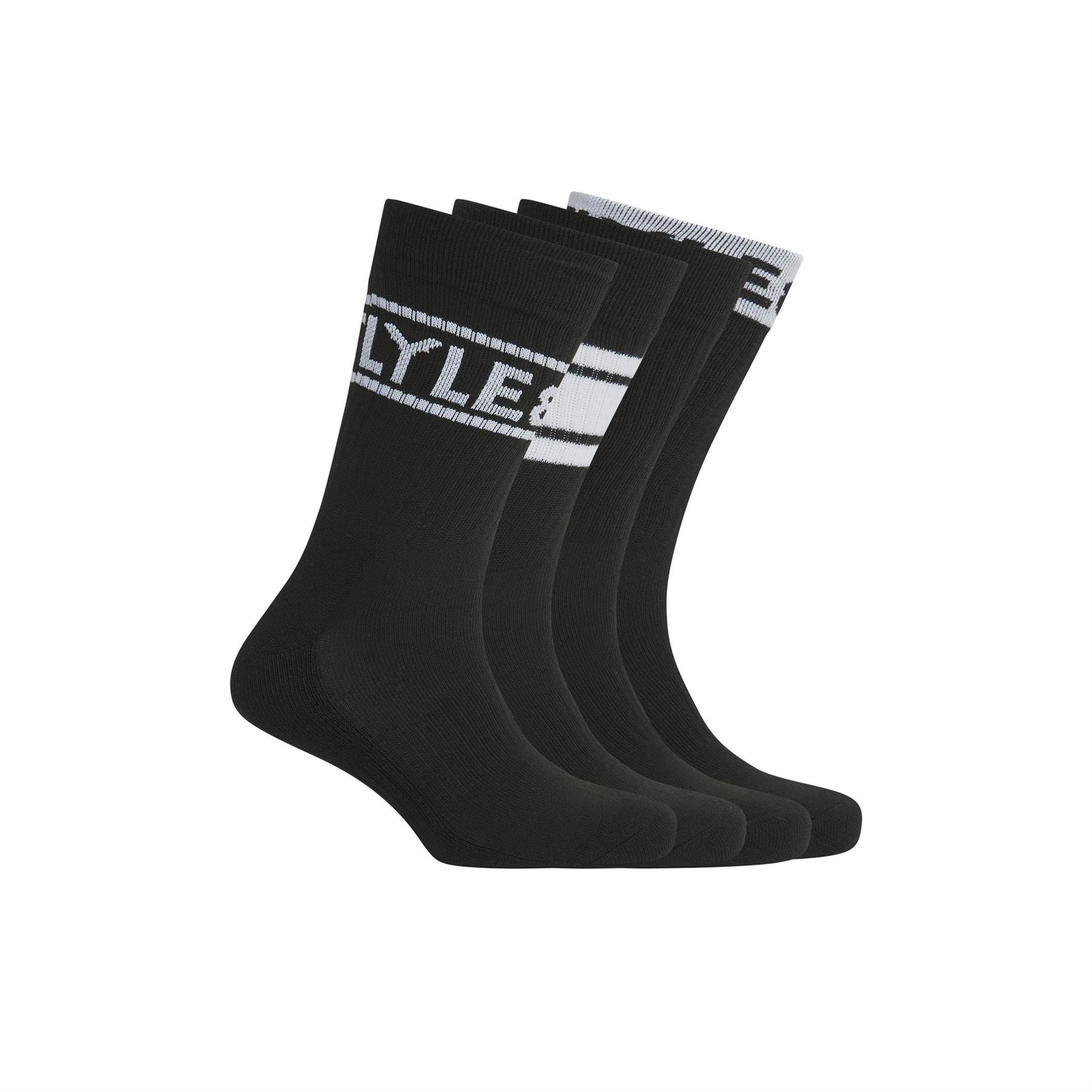 Lyle and Scott Ackley 4 Pack Long Crew Socks