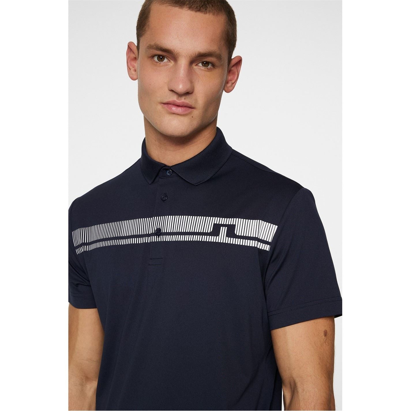 J Lindeberg Golf Short Sleeve Performance Polo Shirt