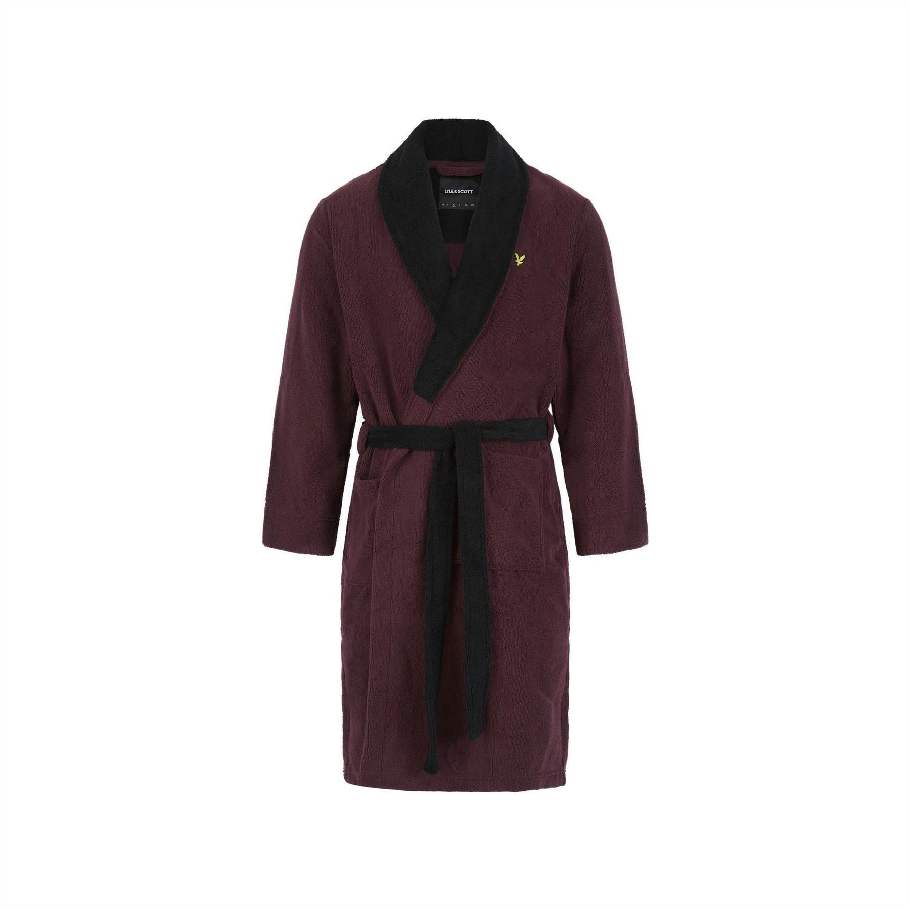Lyle and Scott Contrast Trim Absorbent Towel Dressing Gown