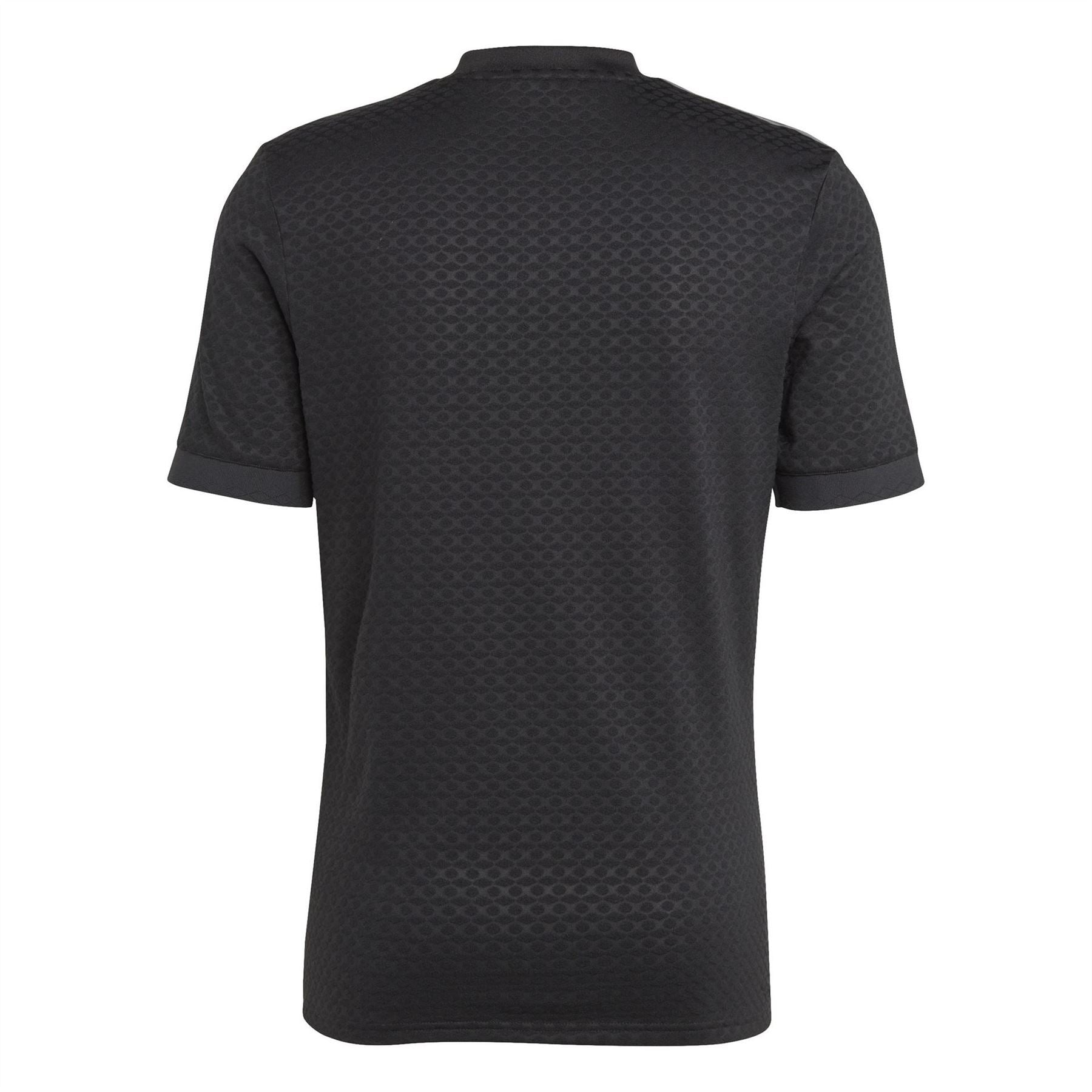 adidas Embroidered Band Collar Short Sleeve Jersey T-Shirt