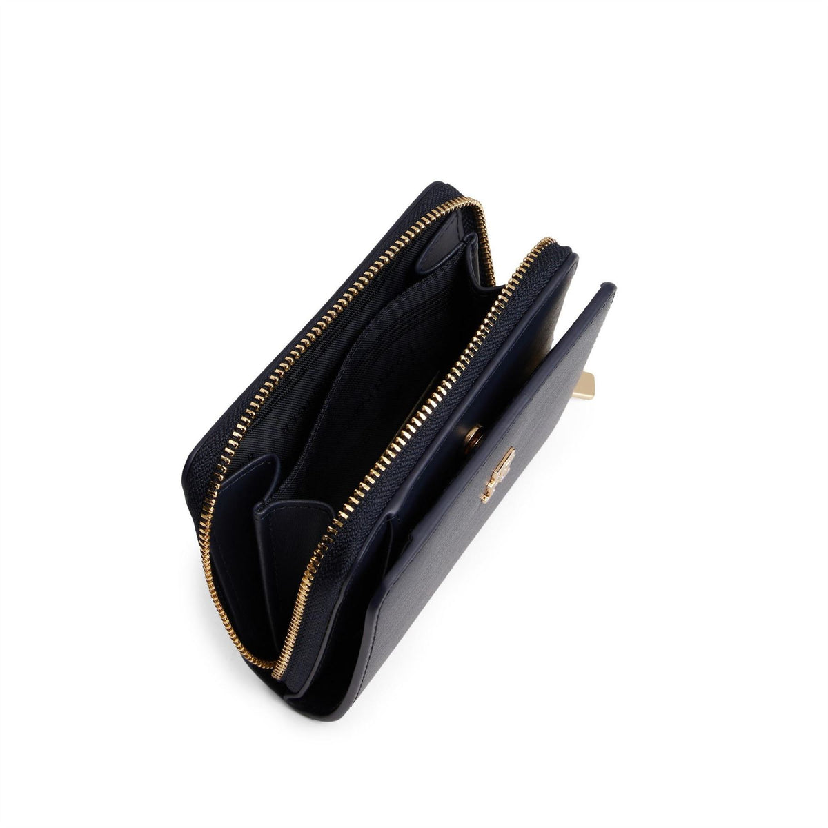 Tommy Hilfiger Icon Zip Around Wallet with Metal Branding