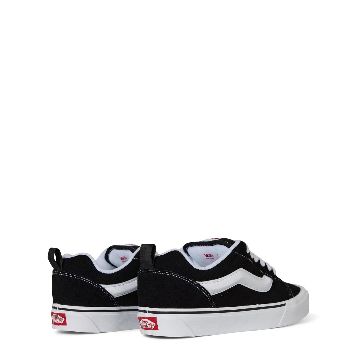Vans Skool Black True White Canvas Low Top Sneakers